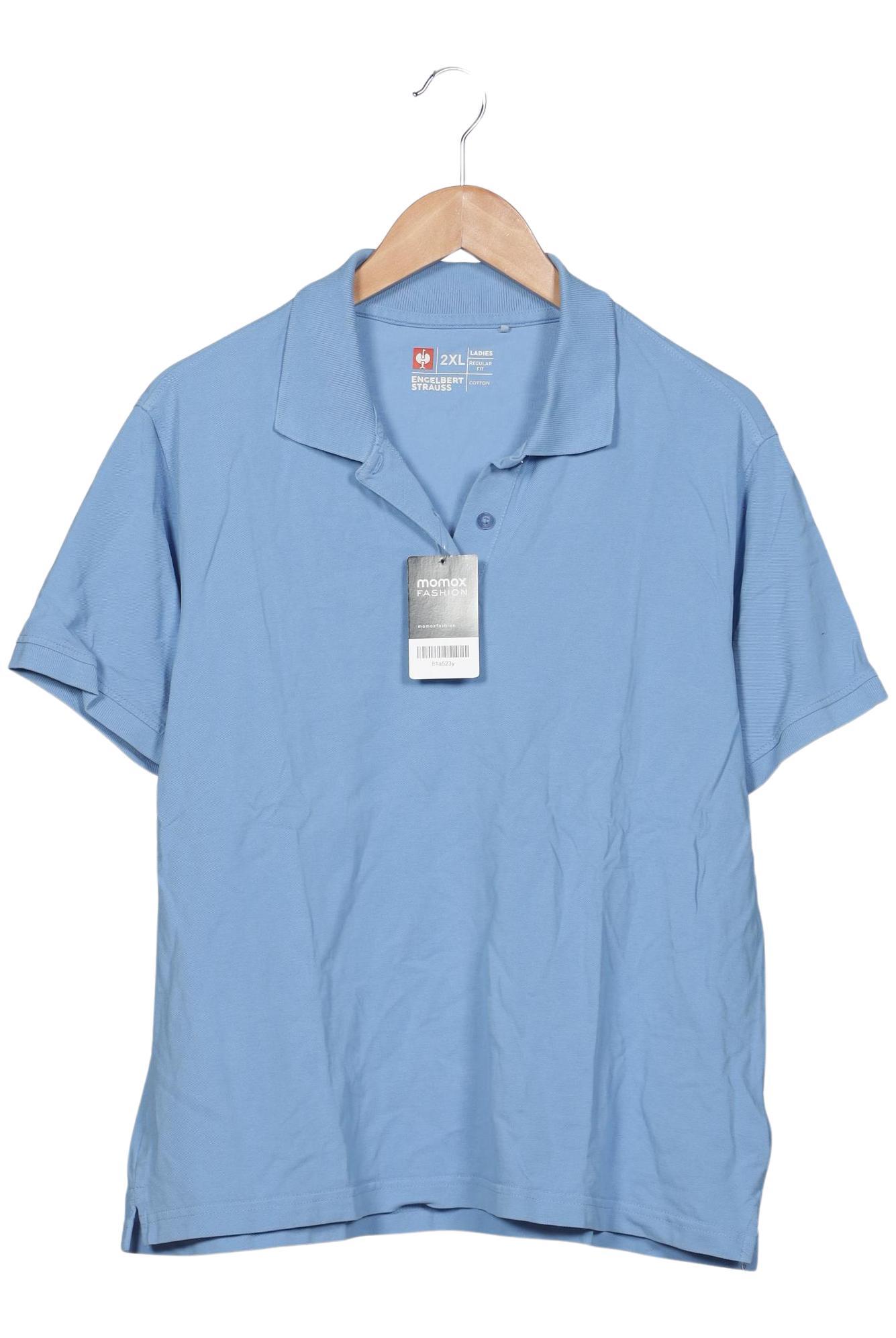 

engelbert strauss Damen Poloshirt, blau, Gr. 46