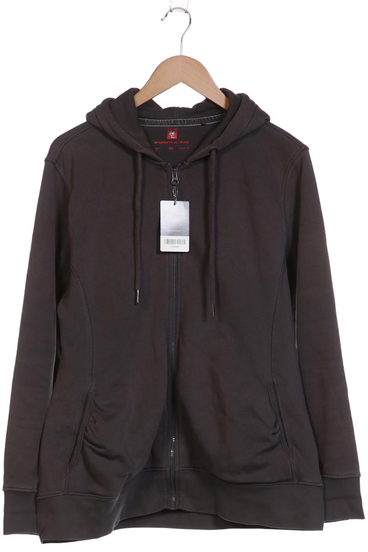 

engelbert strauss Damen Kapuzenpullover, grau, Gr. 46