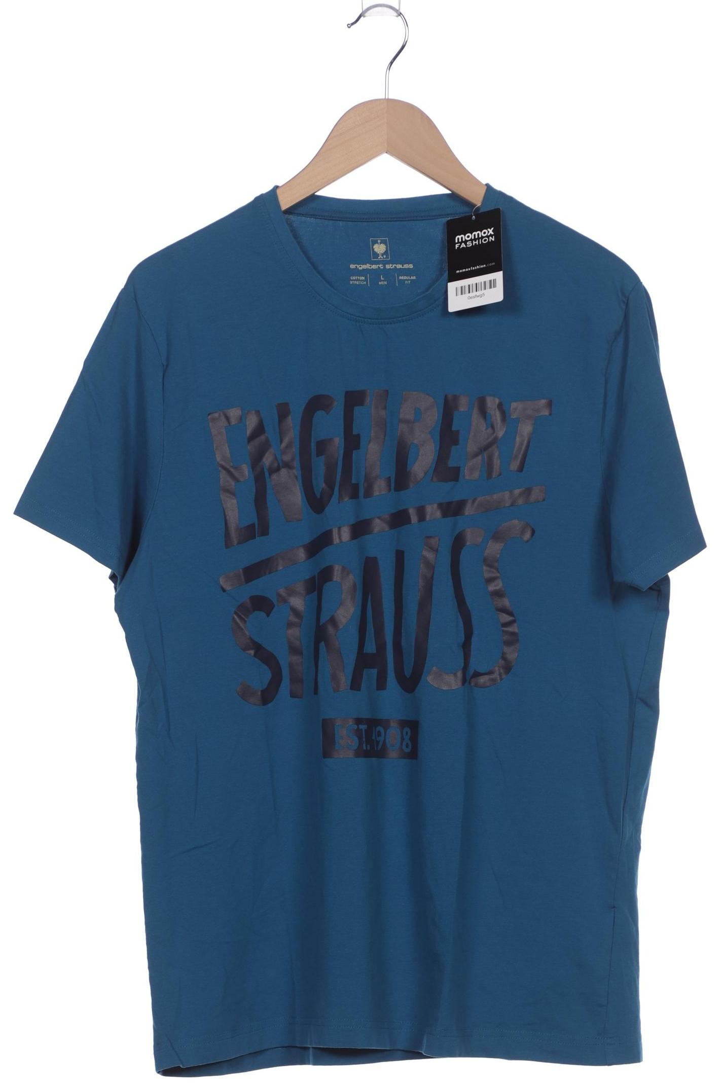 

engelbert strauss Herren T-Shirt, blau, Gr. 52