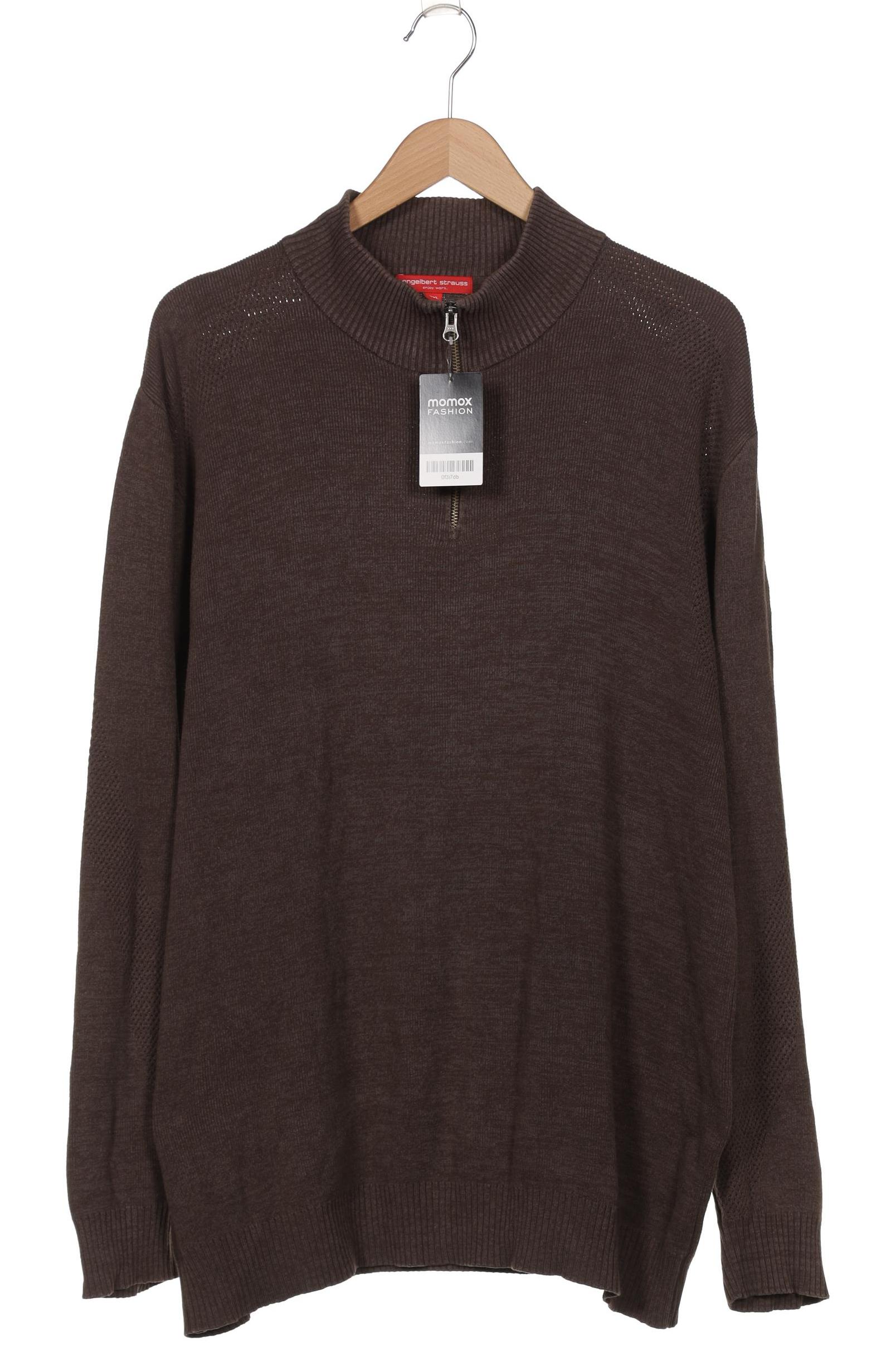 

engelbert strauss Herren Pullover, braun, Gr. 56