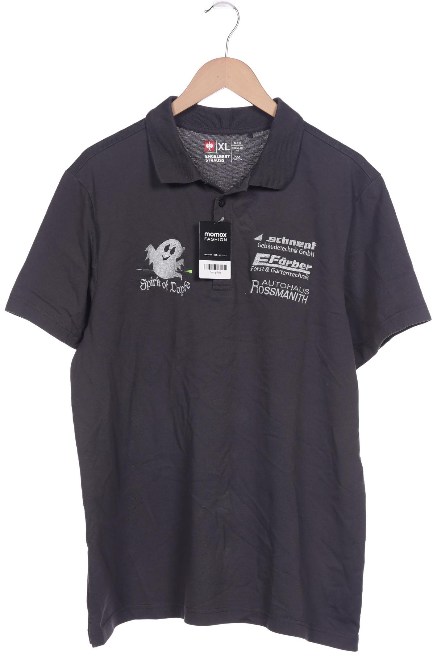 

engelbert strauss Herren Poloshirt, grau, Gr. 54