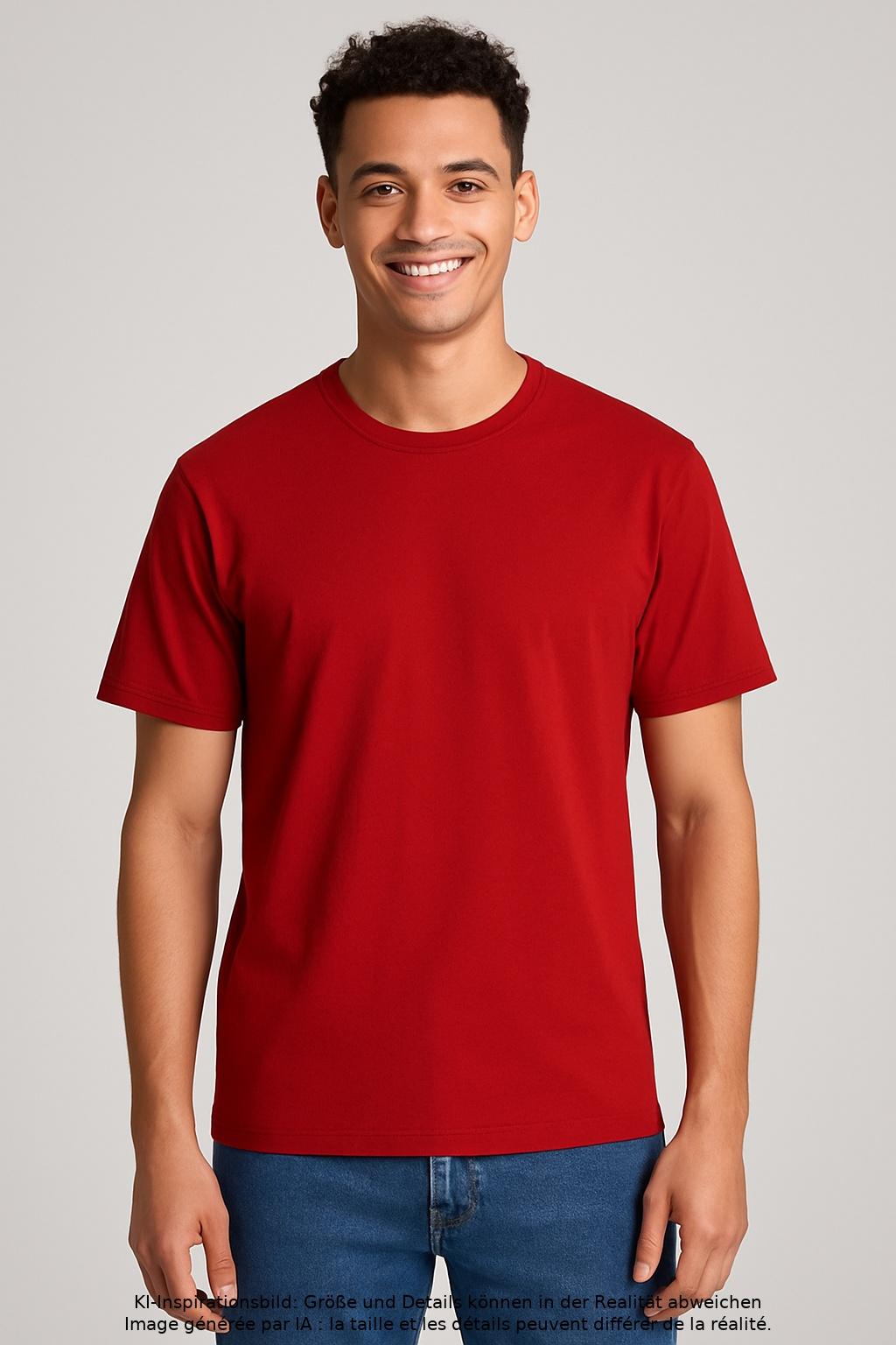 

engelbert strauss Herren T-Shirt, rot, Gr. 48