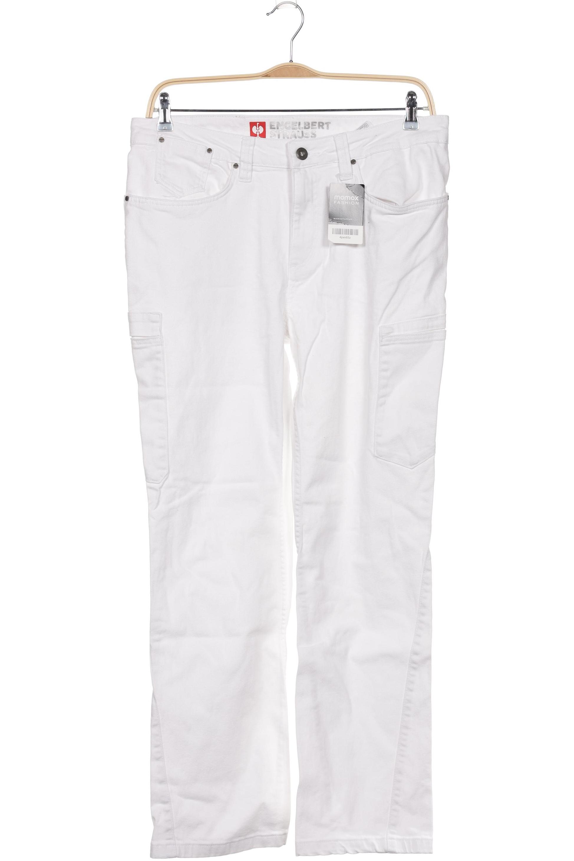 

engelbert strauss Herren Jeans, weiß, Gr. 52