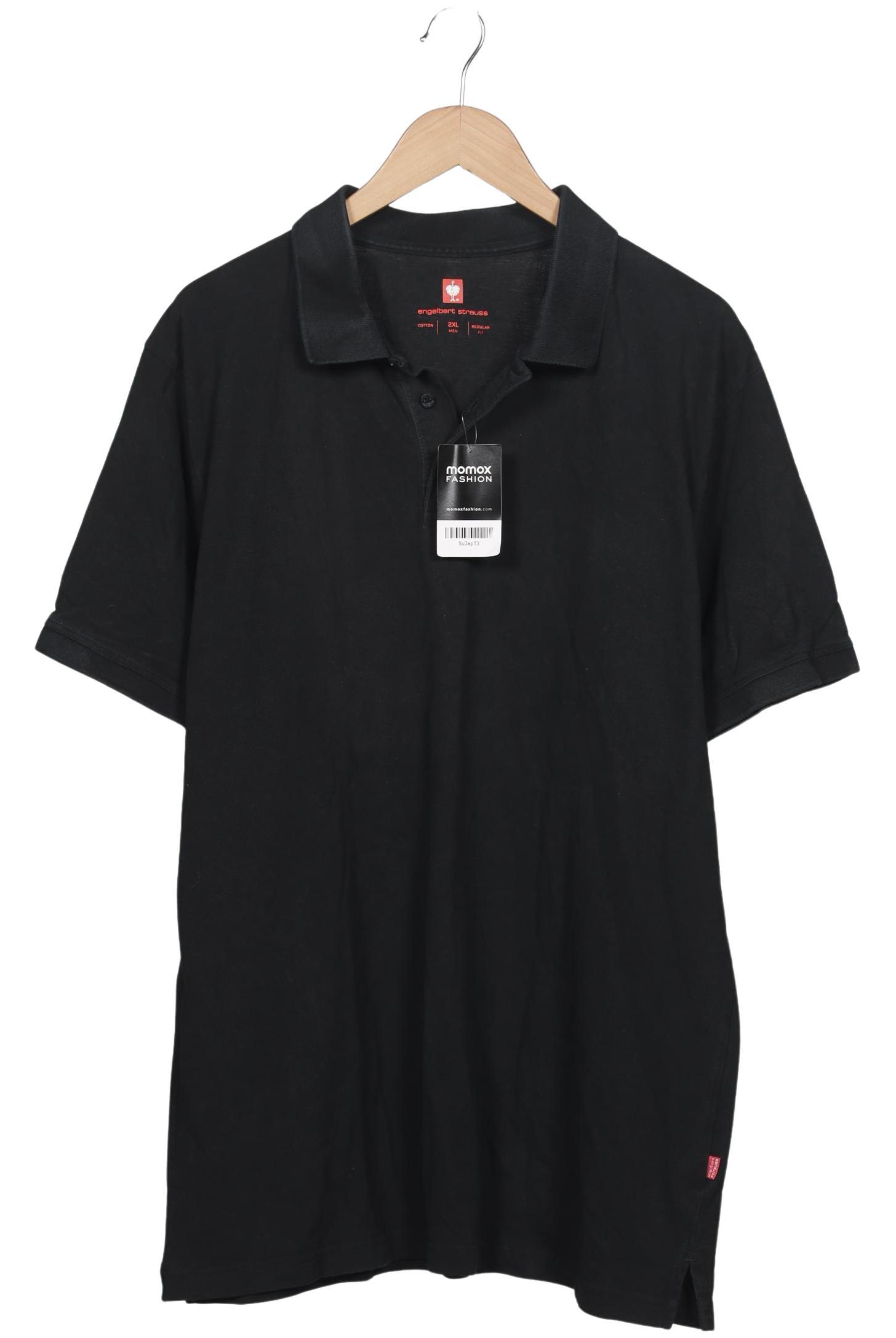 

engelbert strauss Herren Poloshirt, schwarz, Gr. 56