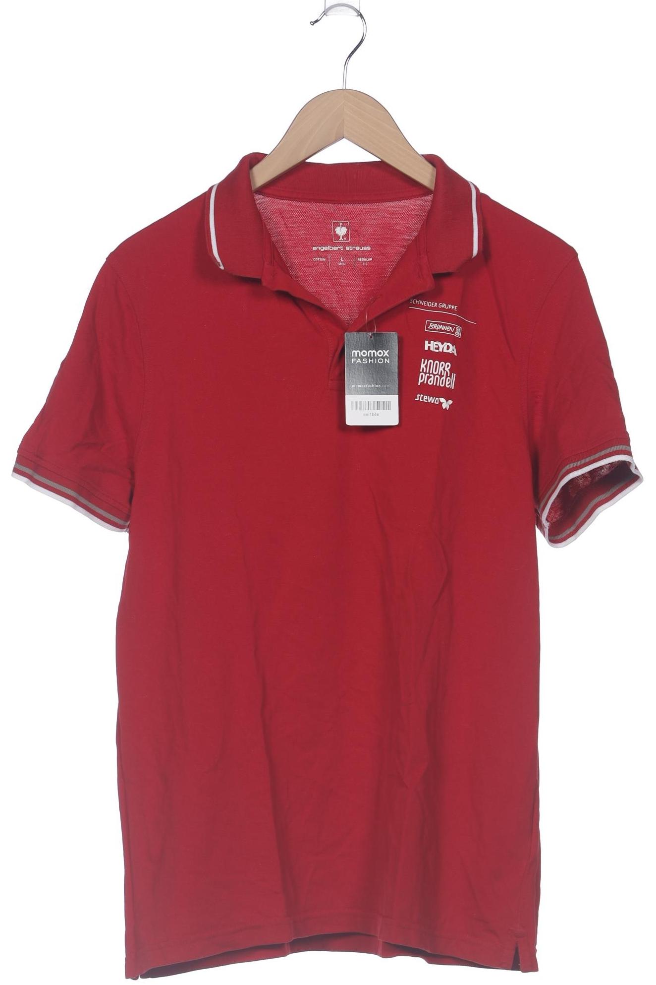 

engelbert strauss Herren Poloshirt, rot, Gr. 52