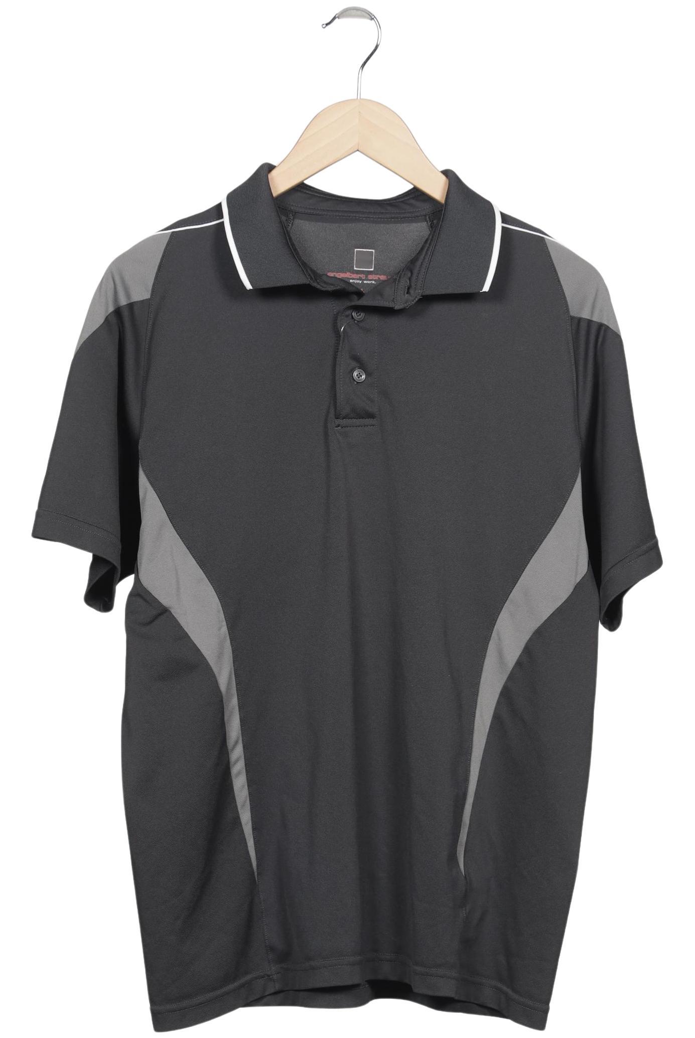 

engelbert strauss Herren Poloshirt, grau, Gr. 52