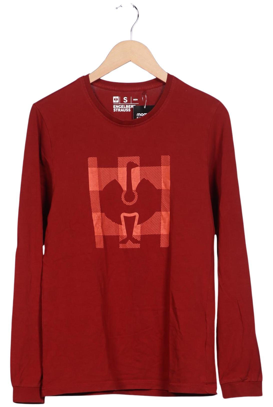 Thumbnail - engelbert strauss Herren Langarmshirt, rot, Gr. 46