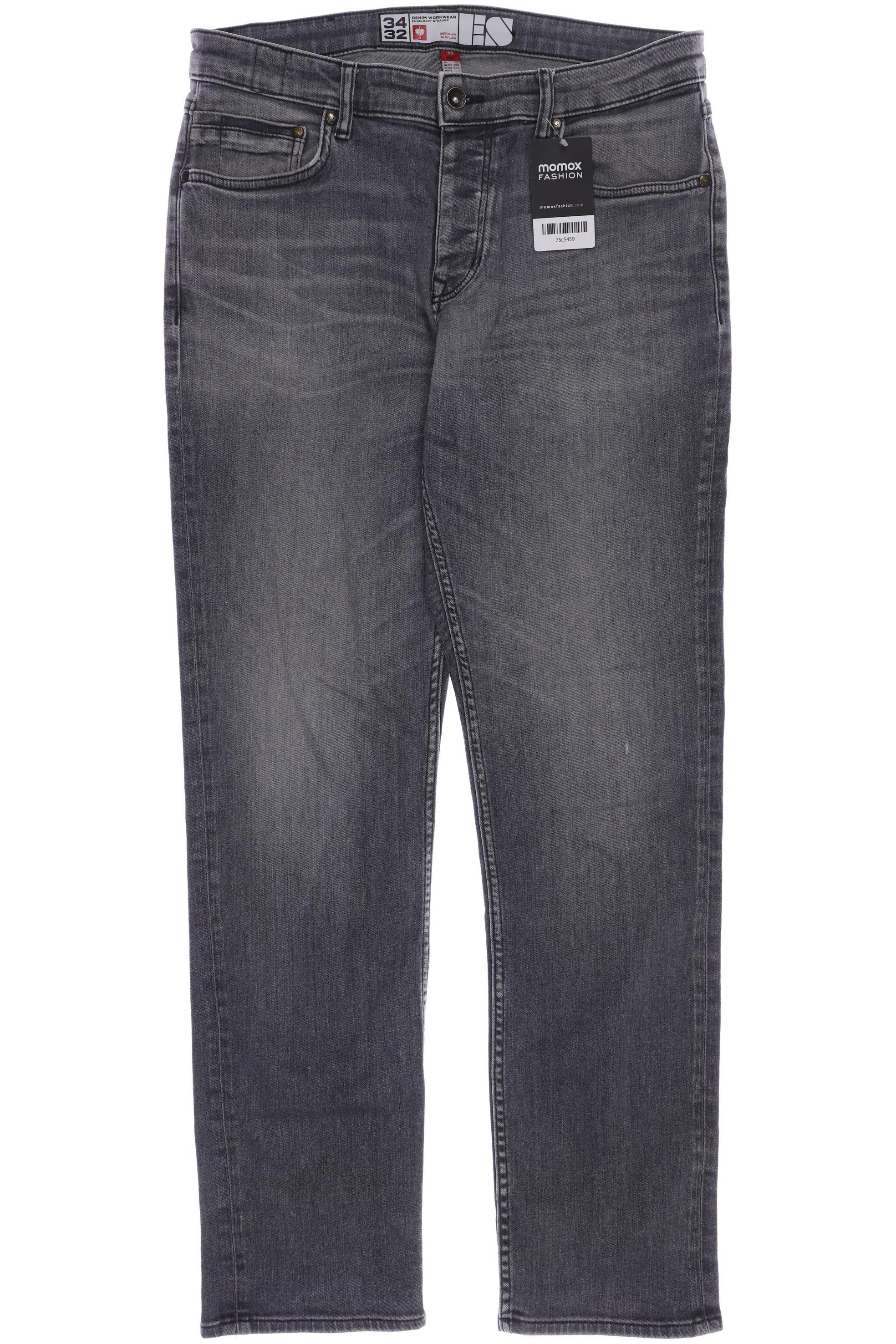 

engelbert strauss Herren Jeans, grau, Gr. 34