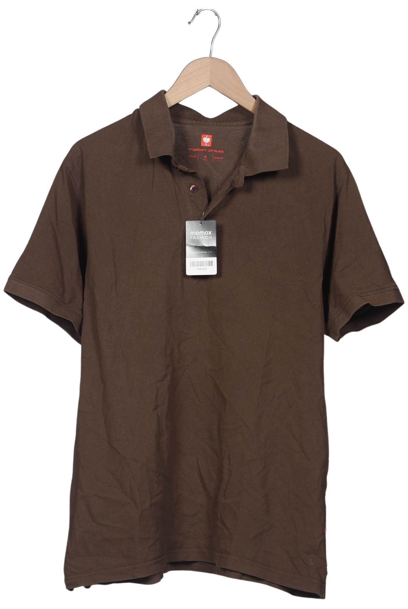

engelbert strauss Herren Poloshirt, braun, Gr. 54