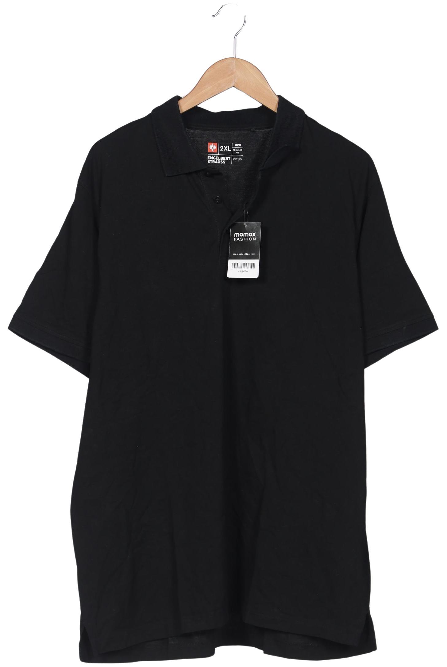 

engelbert strauss Herren Poloshirt, schwarz, Gr. 56