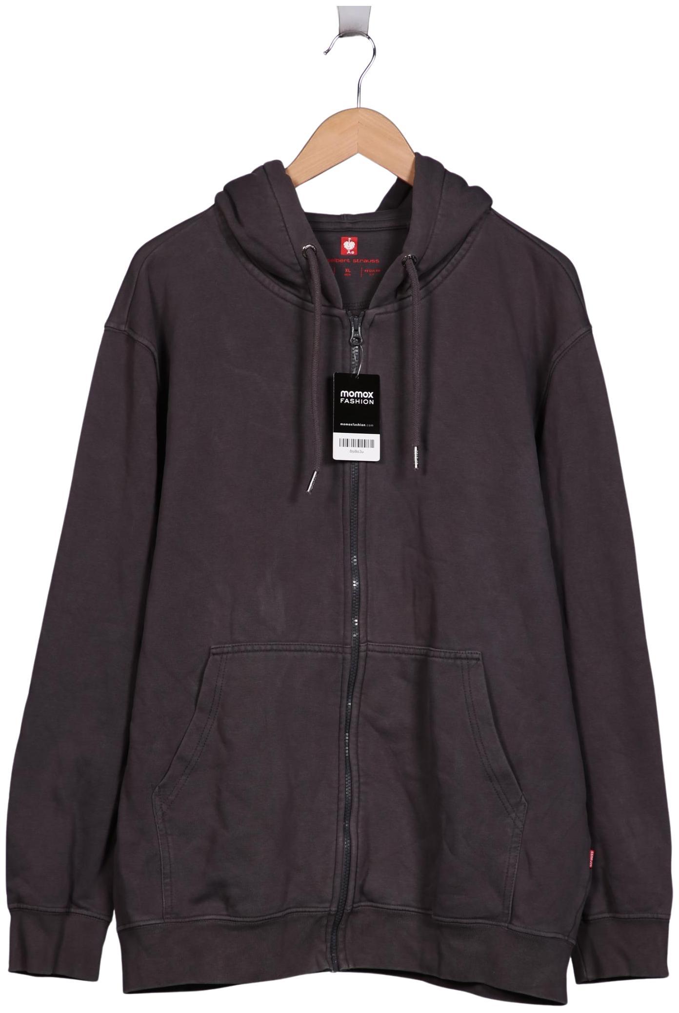 

engelbert strauss Herren Kapuzenpullover, grau, Gr. 54