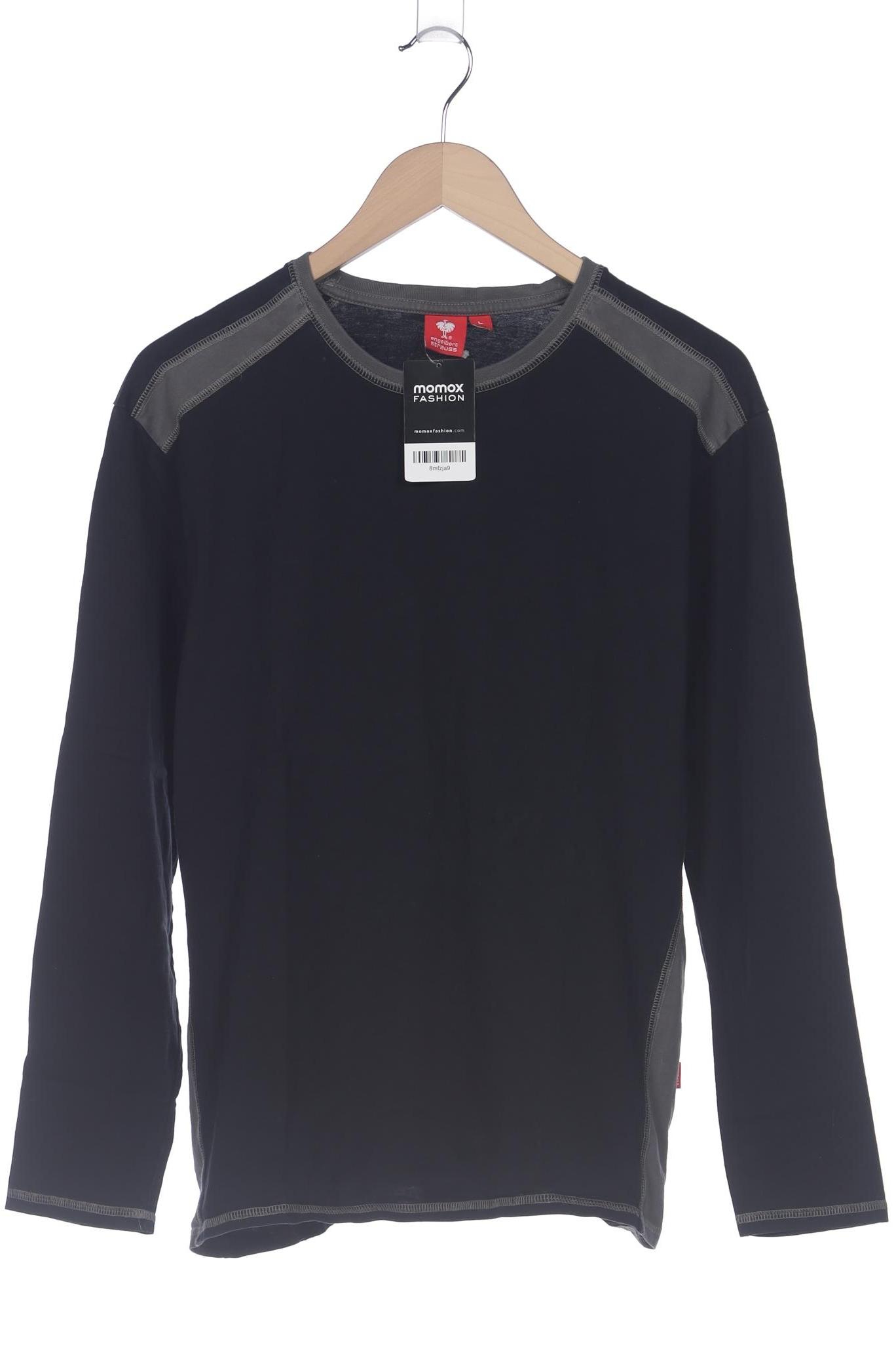 

engelbert strauss Herren Langarmshirt, schwarz, Gr. 52