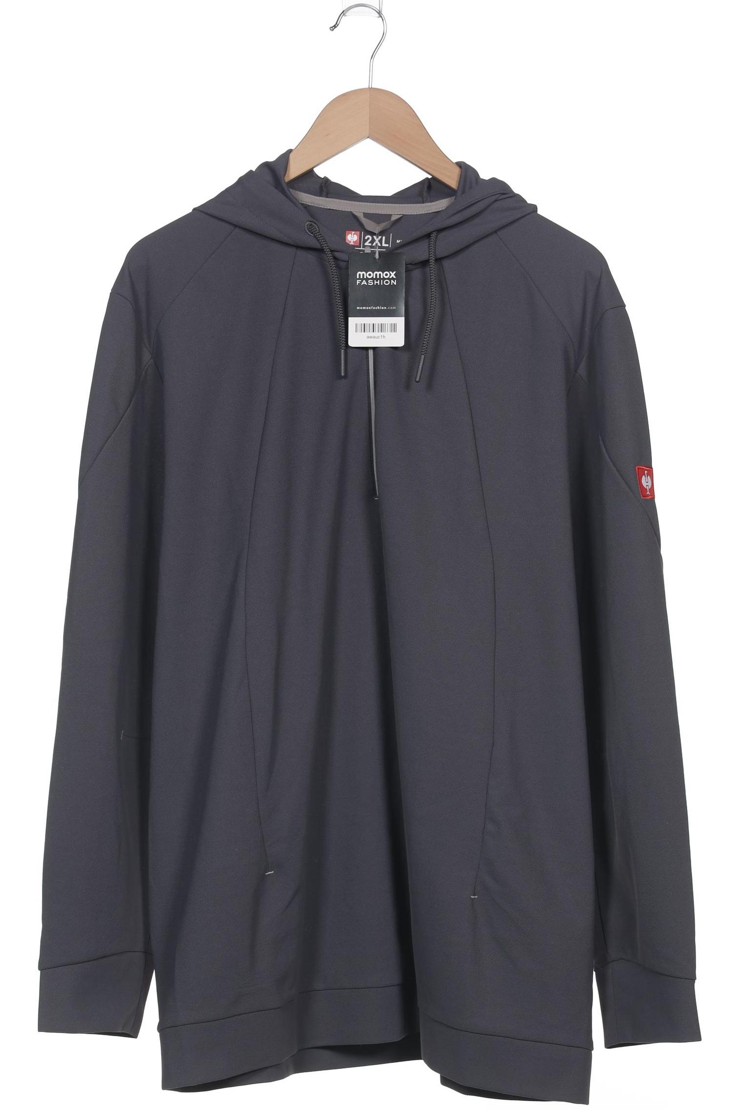 

engelbert strauss Herren Kapuzenpullover, grau, Gr. 56