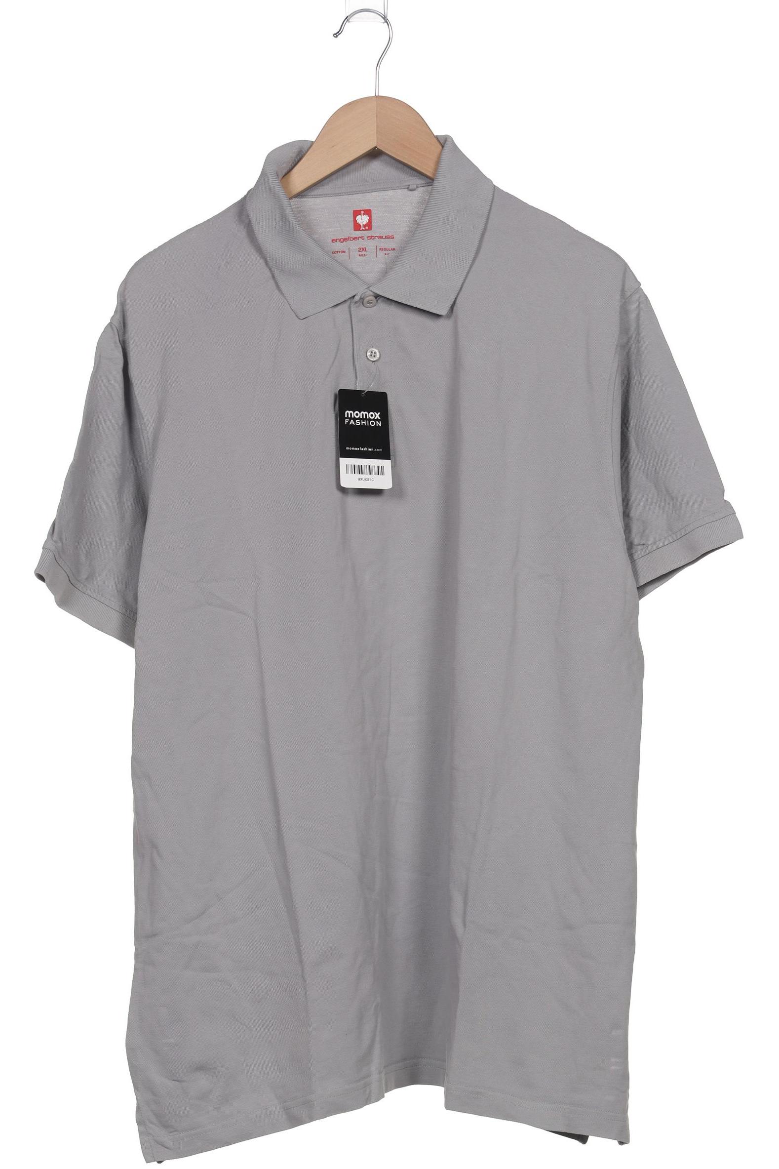 

engelbert strauss Herren Poloshirt, grau, Gr. 56