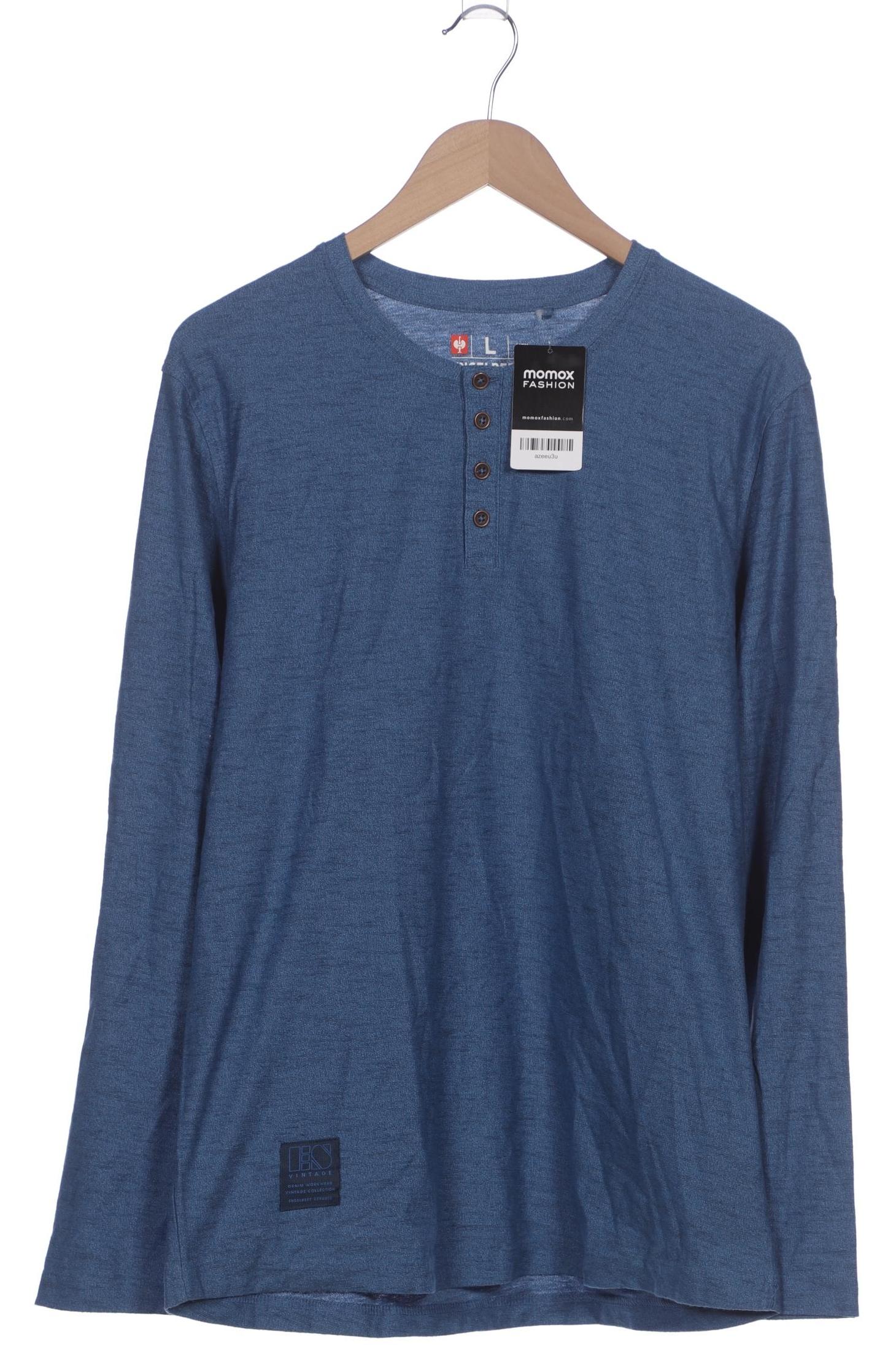 

engelbert strauss Herren Langarmshirt, blau, Gr. 52