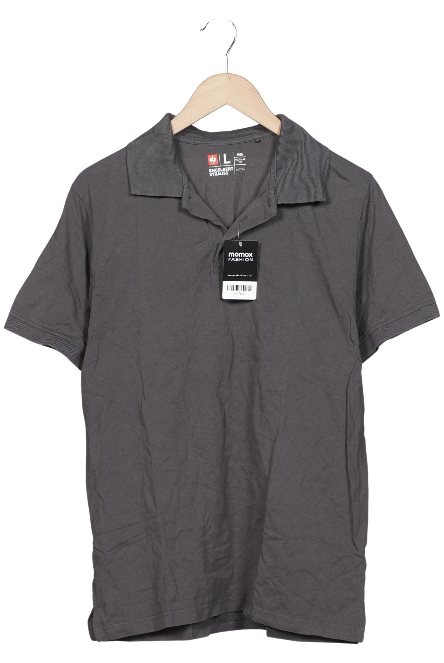

engelbert strauss Herren Poloshirt, grau, Gr. 52