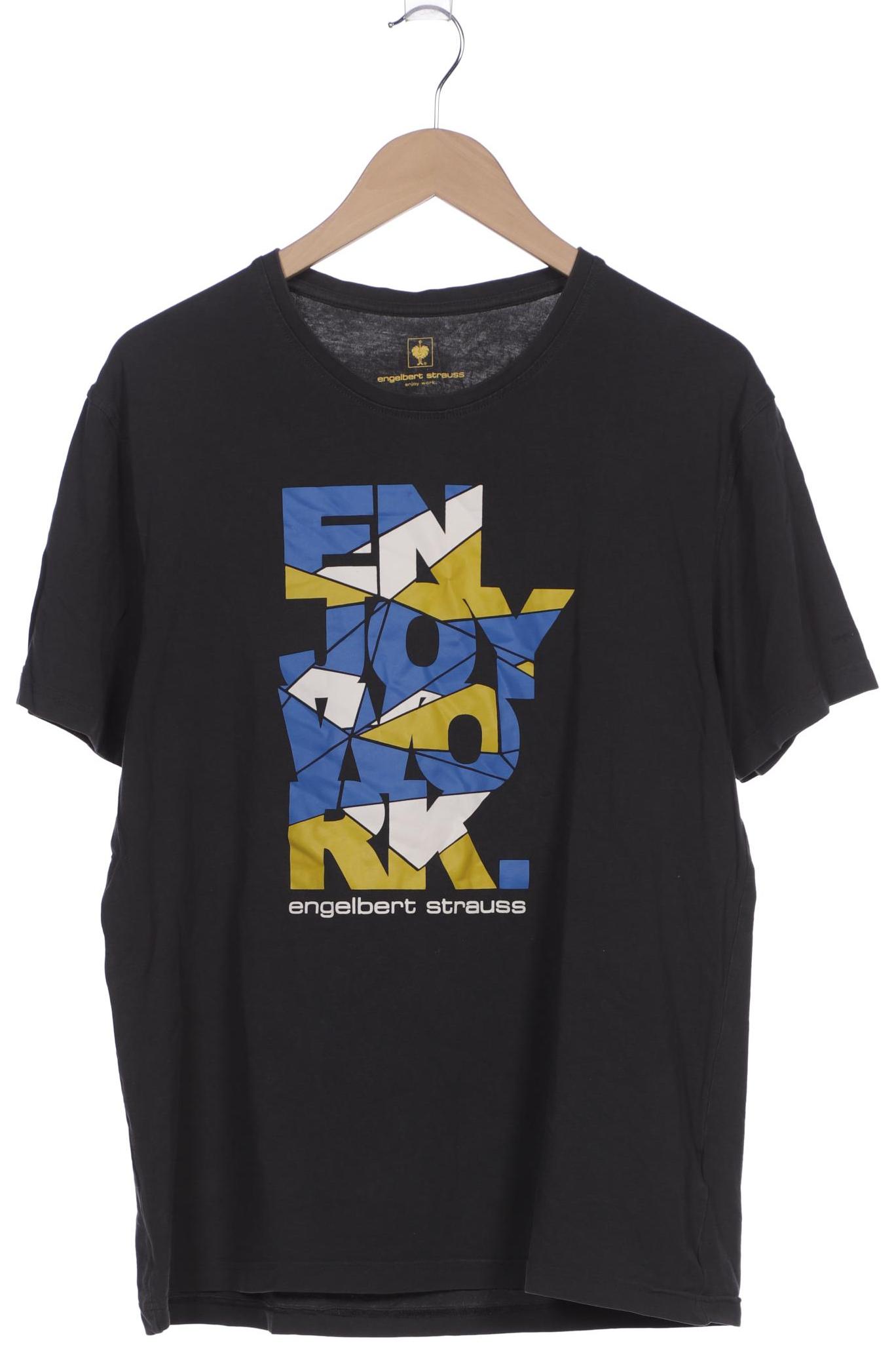 

engelbert strauss Herren T-Shirt, grau, Gr. 52