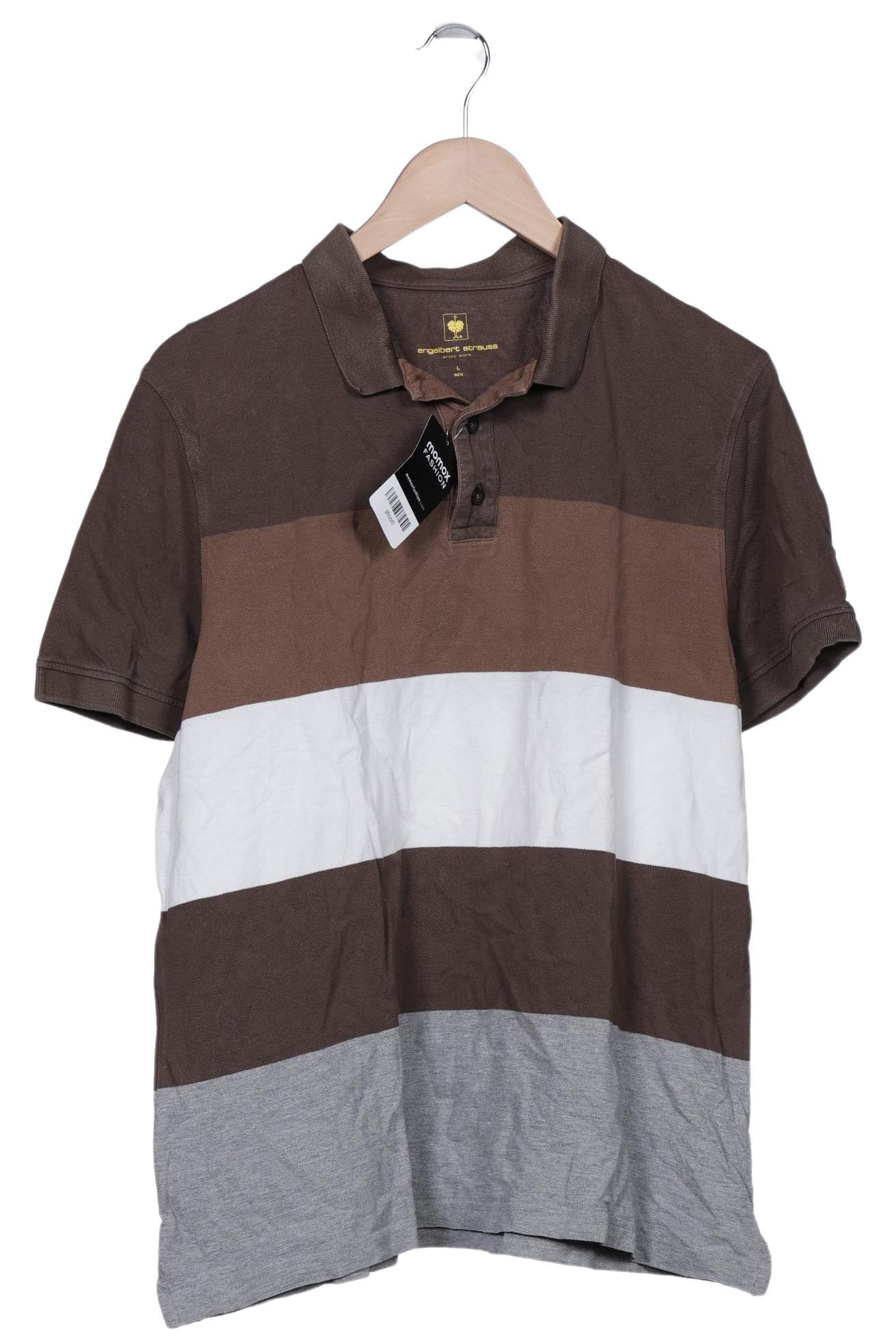 

engelbert strauss Herren Poloshirt, braun, Gr. 52