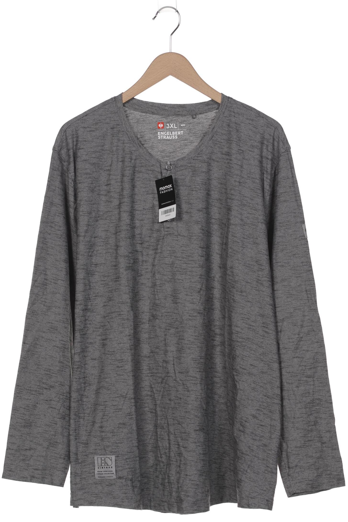 

engelbert strauss Herren Langarmshirt, grau, Gr. 58