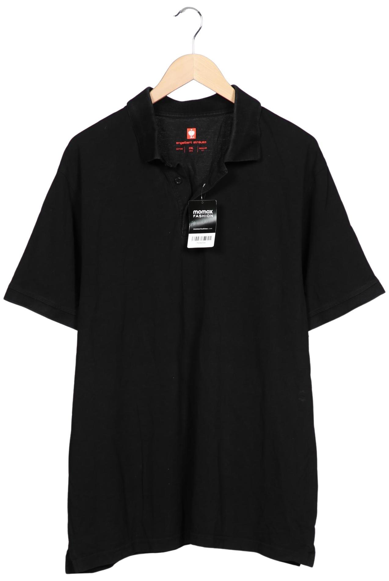 

engelbert strauss Herren Poloshirt, schwarz, Gr. 56