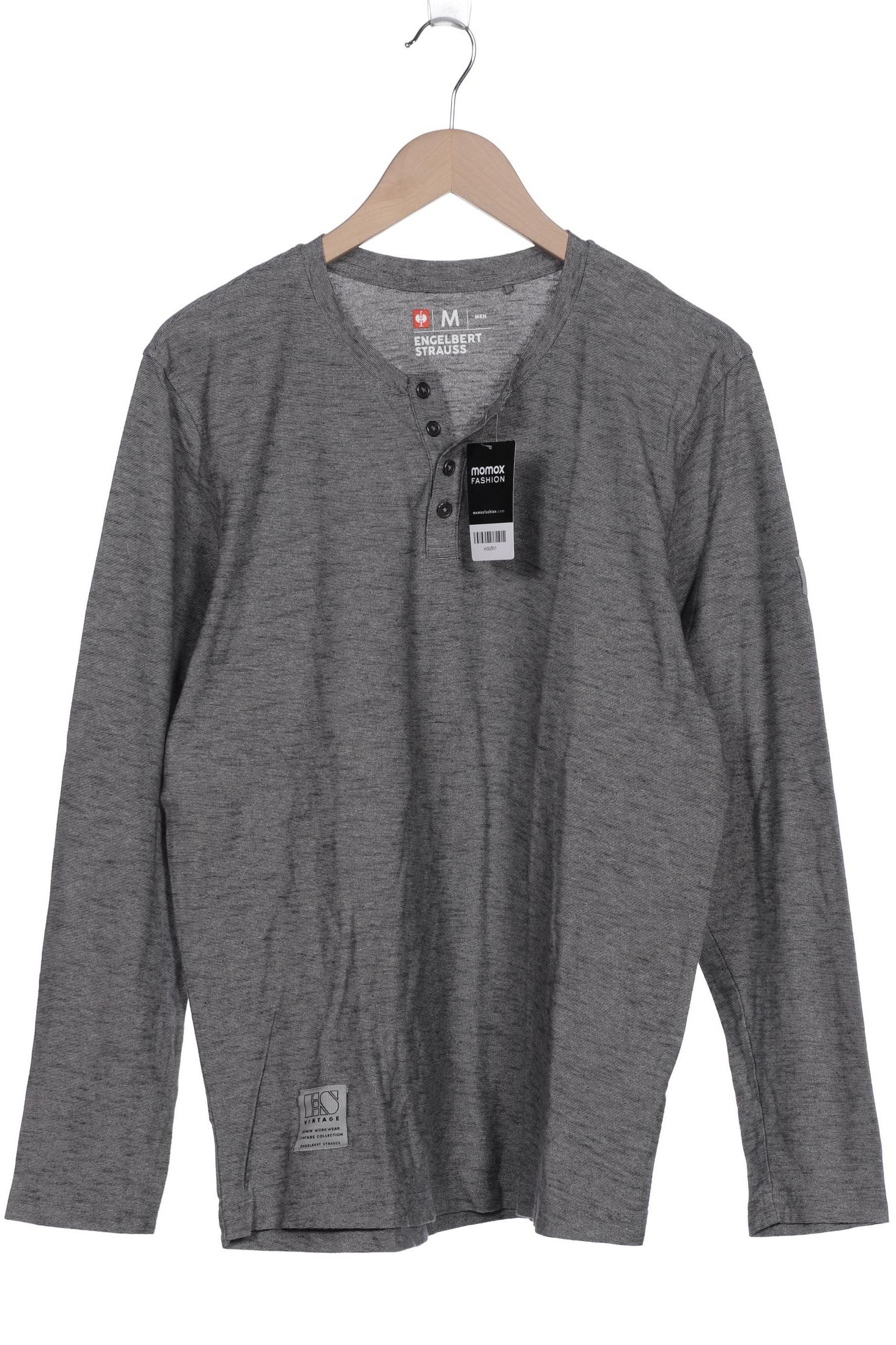 

engelbert strauss Herren Langarmshirt, grau, Gr. 48