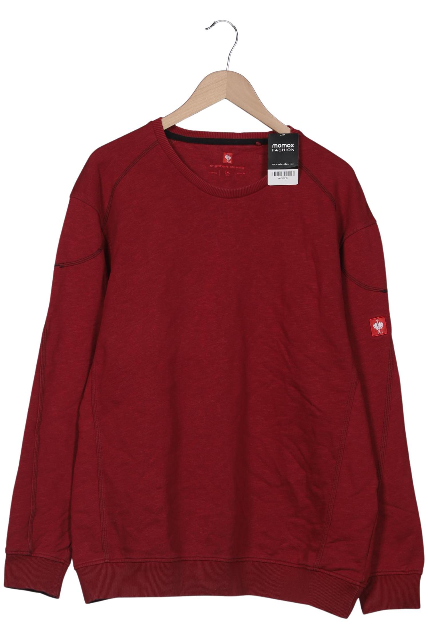 

engelbert strauss Herren Sweatshirt, rot, Gr. 56