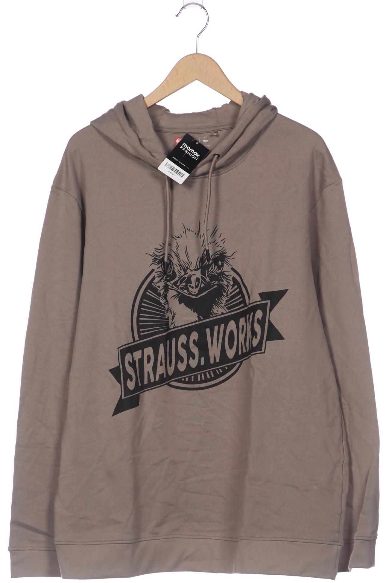 

engelbert strauss Herren Kapuzenpullover, braun, Gr. 56