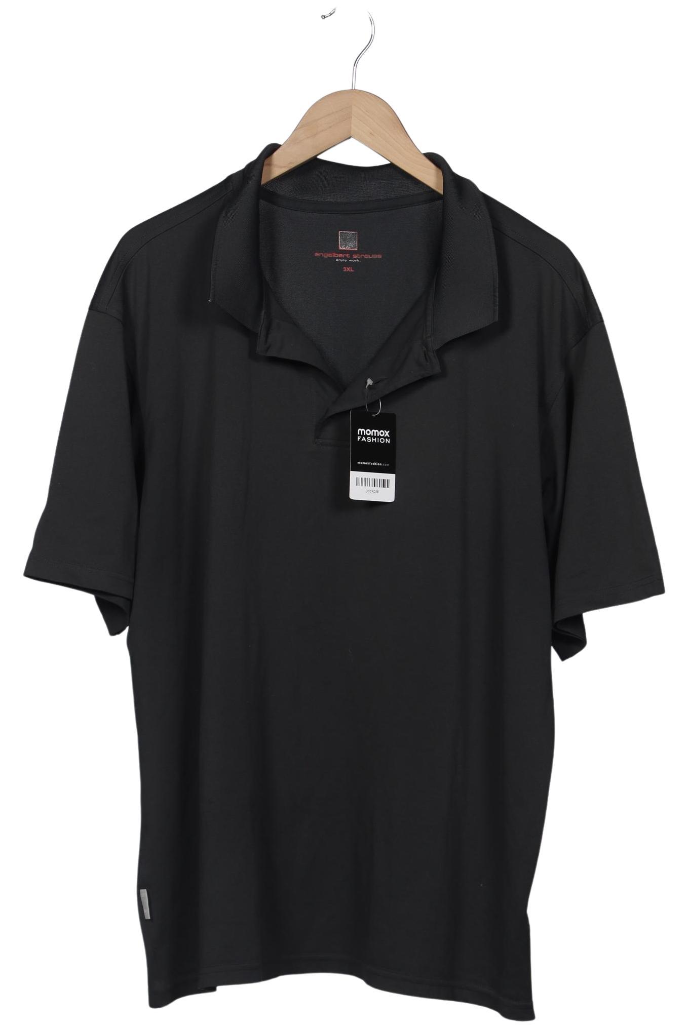 

engelbert strauss Herren Poloshirt, schwarz, Gr. 58