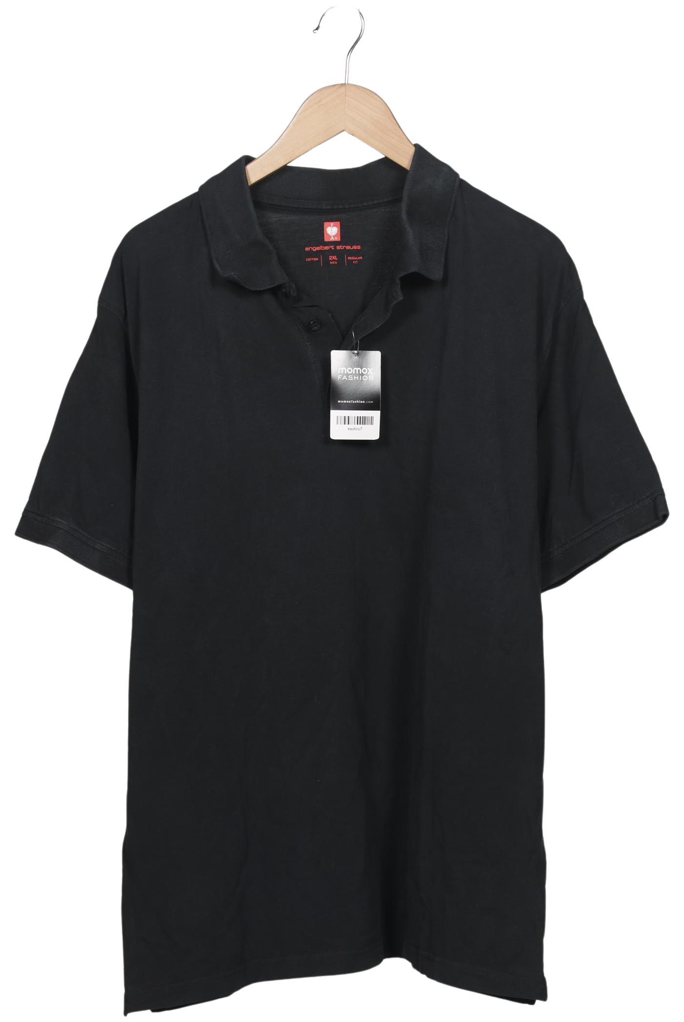 

engelbert strauss Herren Poloshirt, schwarz, Gr. 56