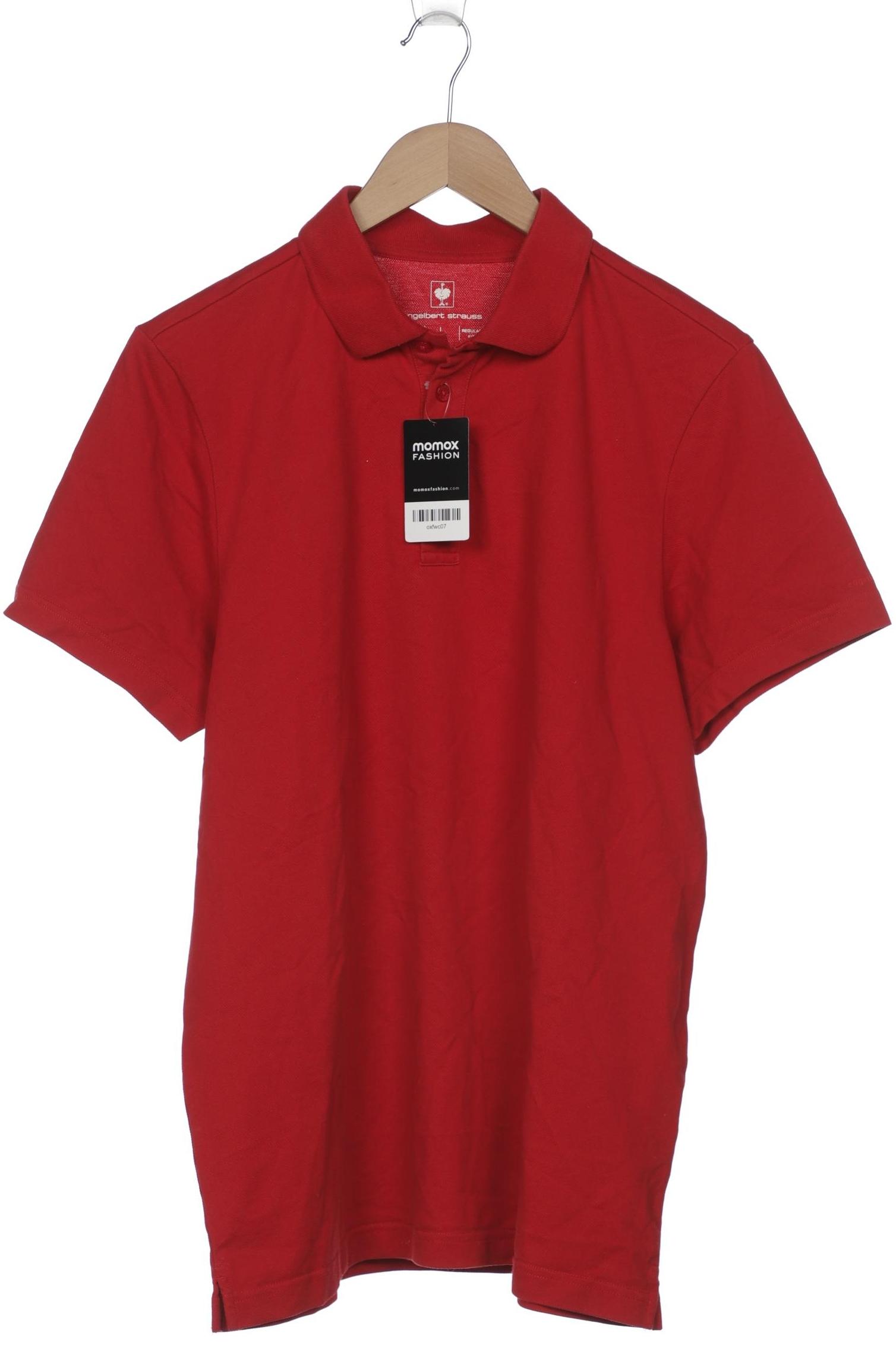 Thumbnail - engelbert strauss Herren Poloshirt, rot, Gr. 52
