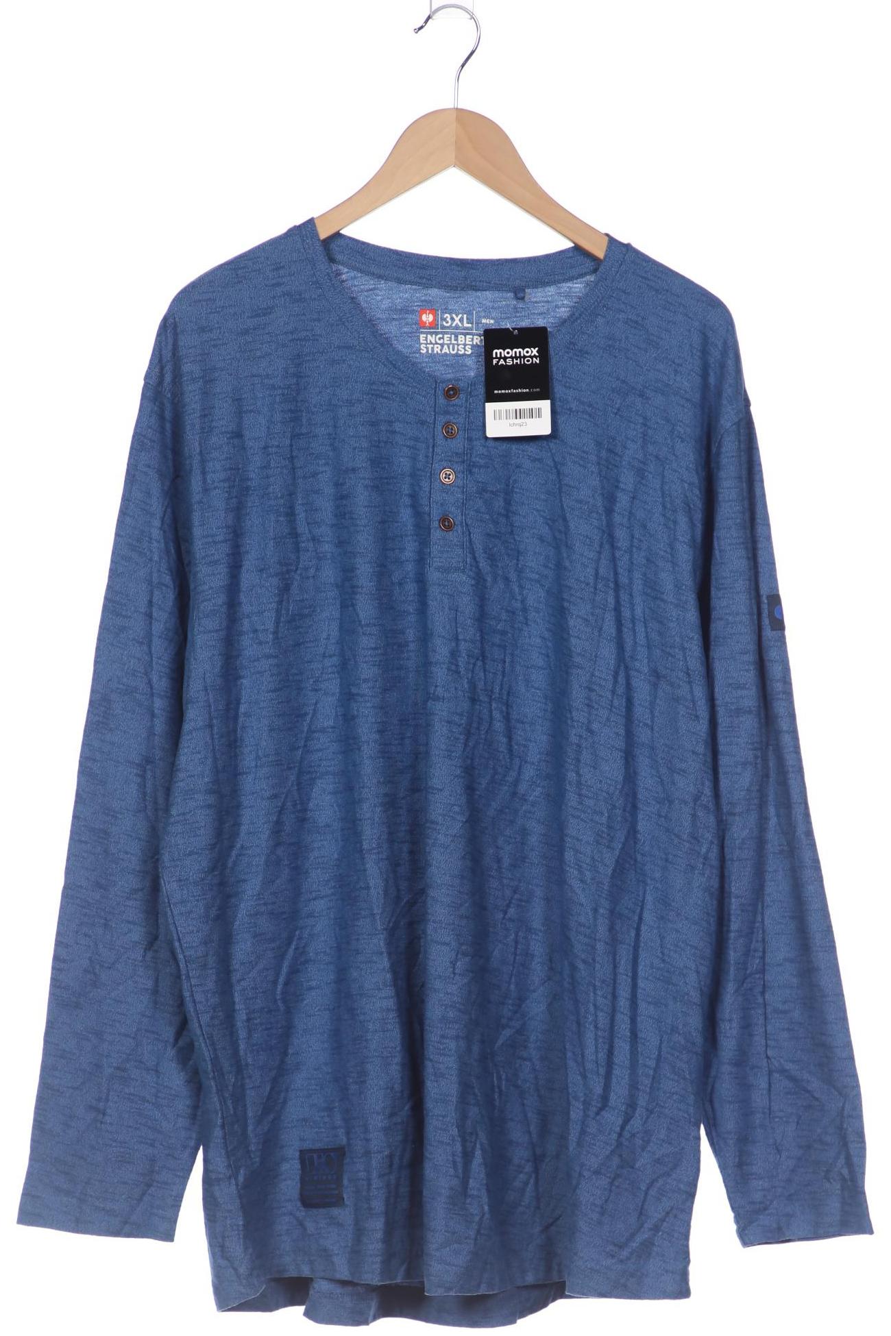 

engelbert strauss Herren Langarmshirt, blau, Gr. 58