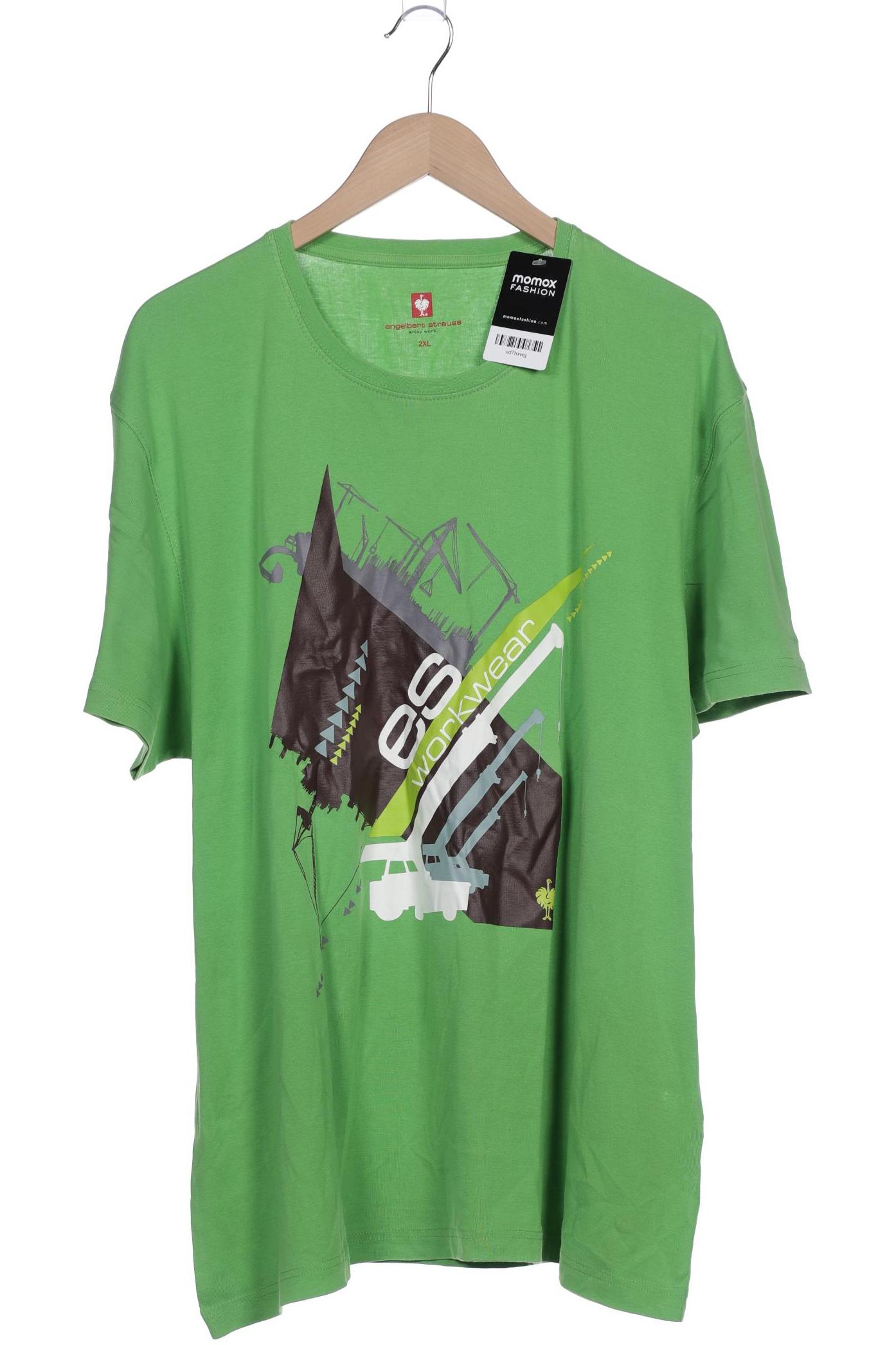 

engelbert strauss Herren T-Shirt, grün, Gr. 56