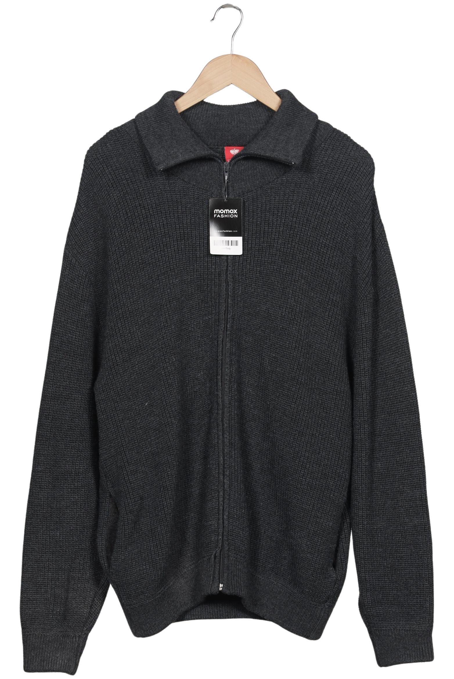 

engelbert strauss Herren Strickjacke, grau, Gr. 56