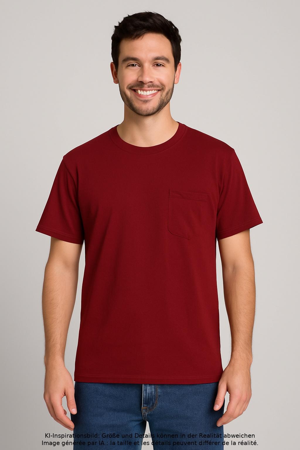 

engelbert strauss Herren T-Shirt, rot, Gr. 48