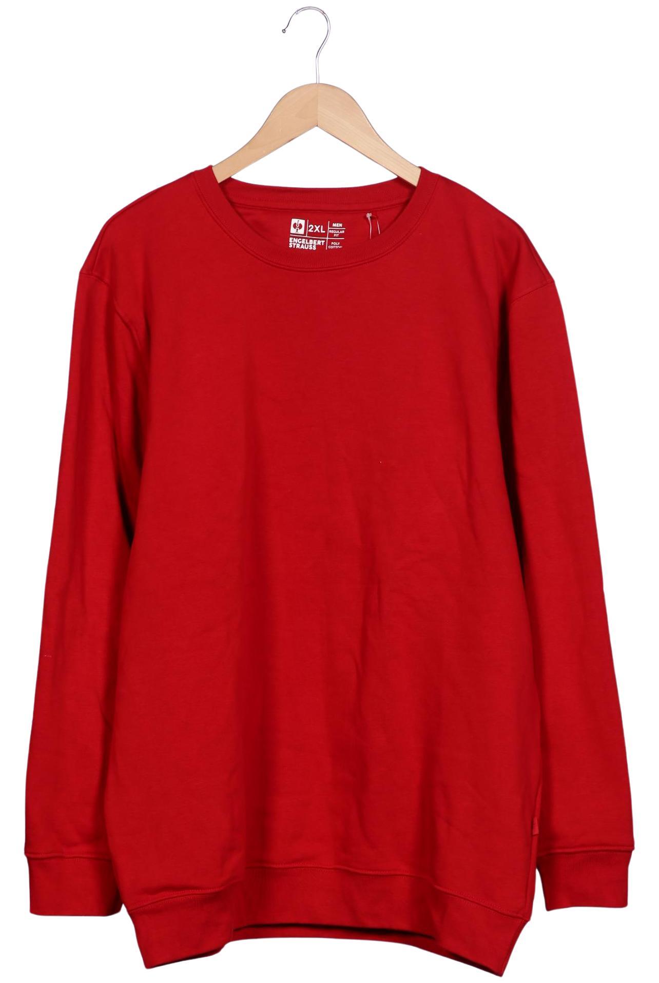

engelbert strauss Herren Sweatshirt, rot, Gr. 56