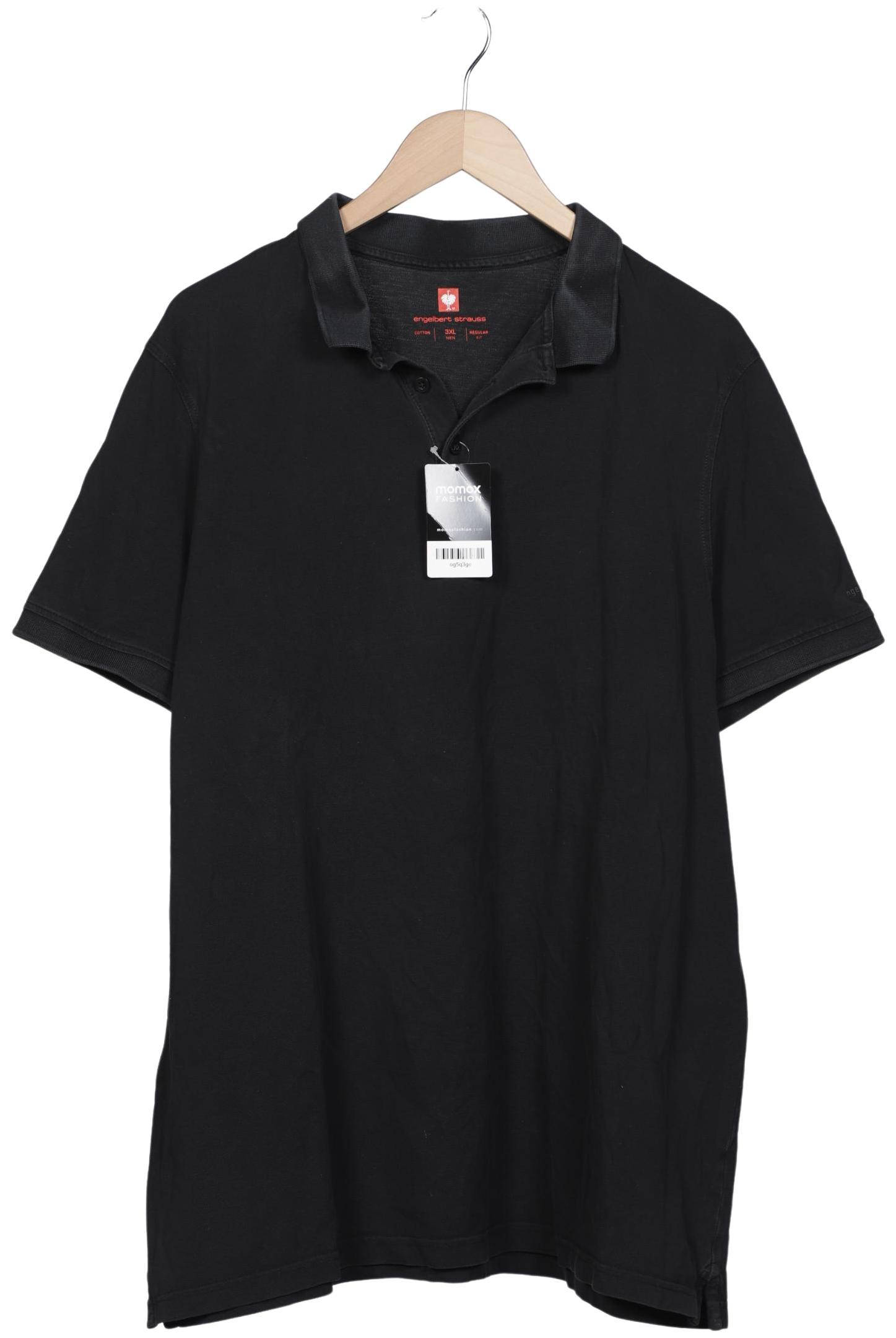 

engelbert strauss Herren Poloshirt, schwarz, Gr. 58