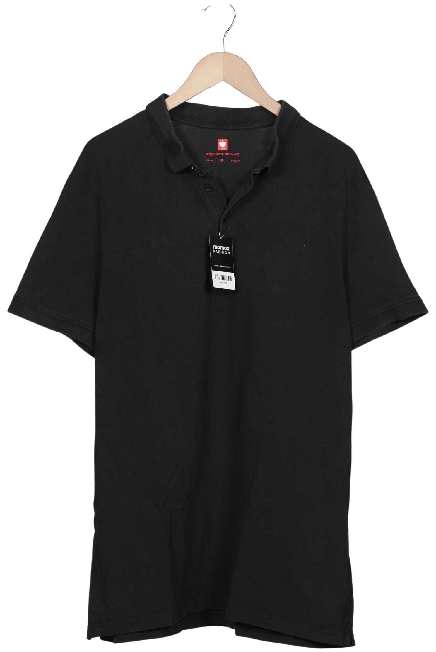 

engelbert strauss Herren Poloshirt, schwarz, Gr. 58