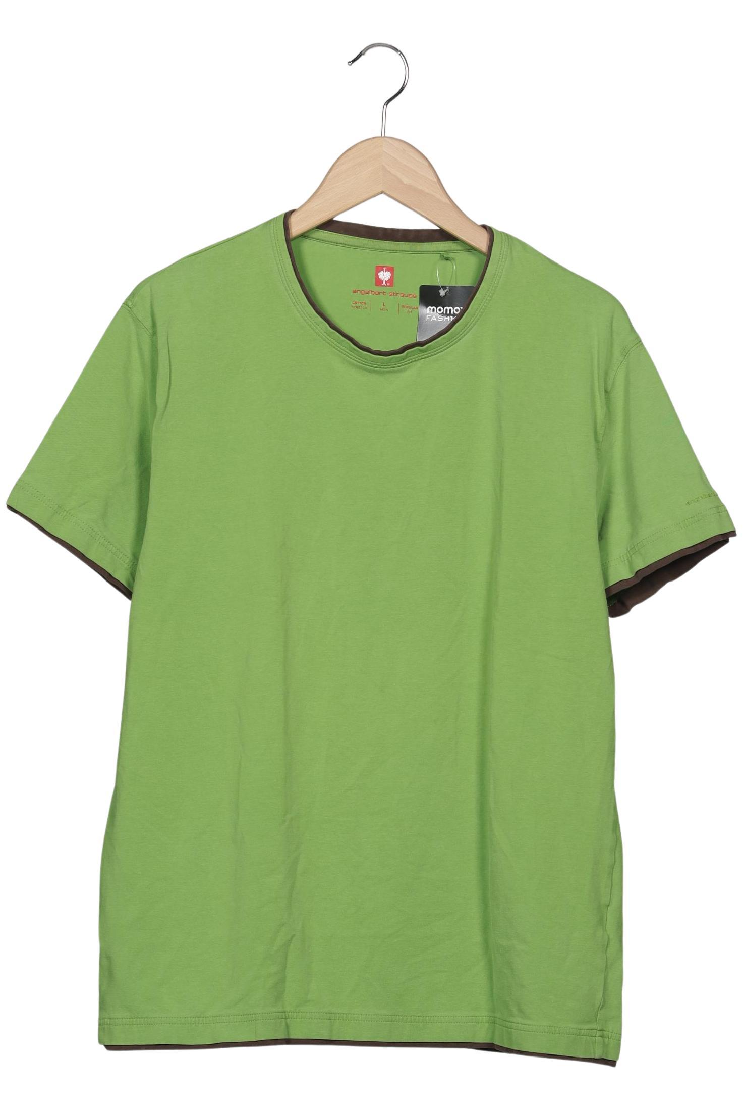 Thumbnail - engelbert strauss Herren T-Shirt, grün, Gr. 52