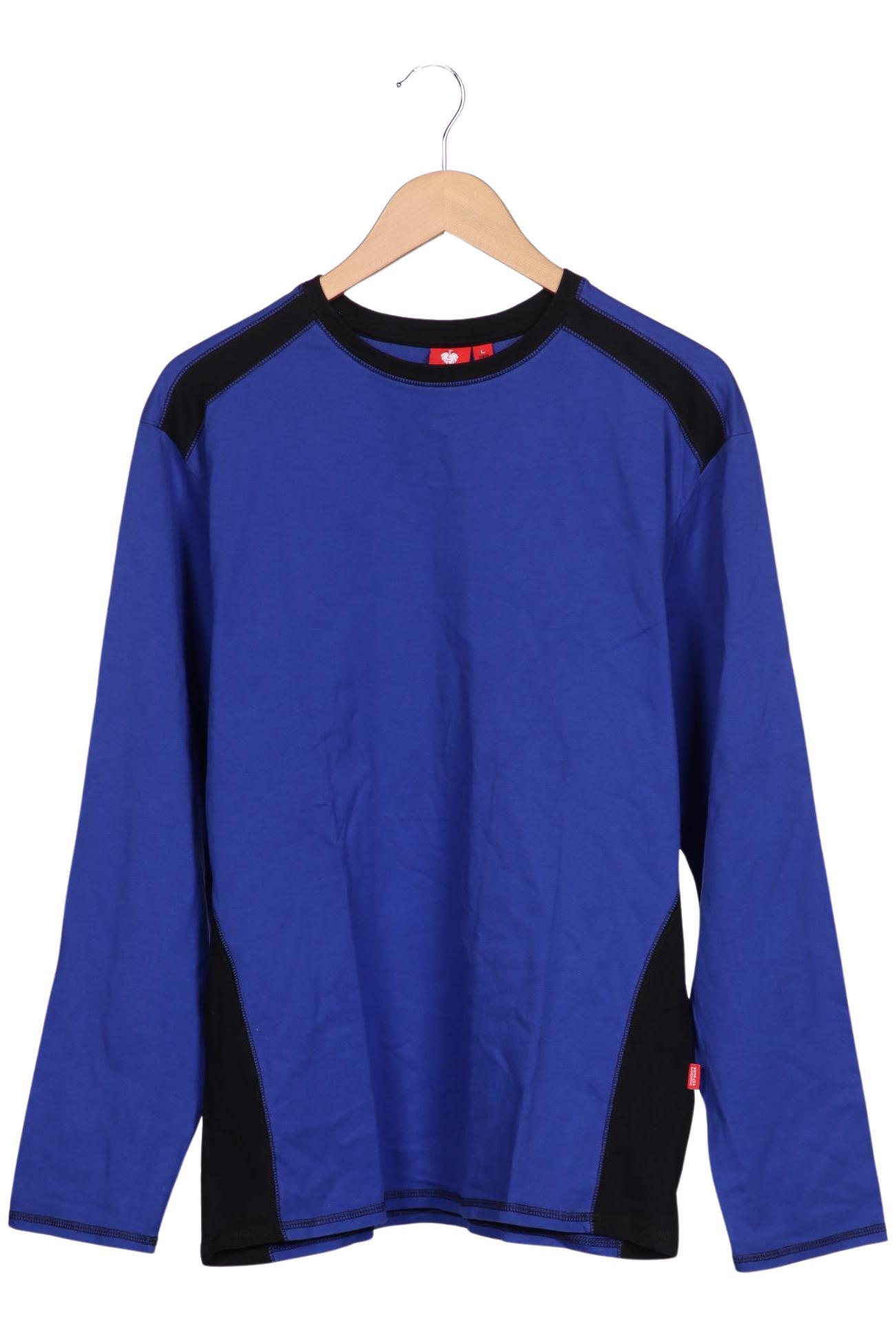 

engelbert strauss Herren Langarmshirt, blau, Gr. 52