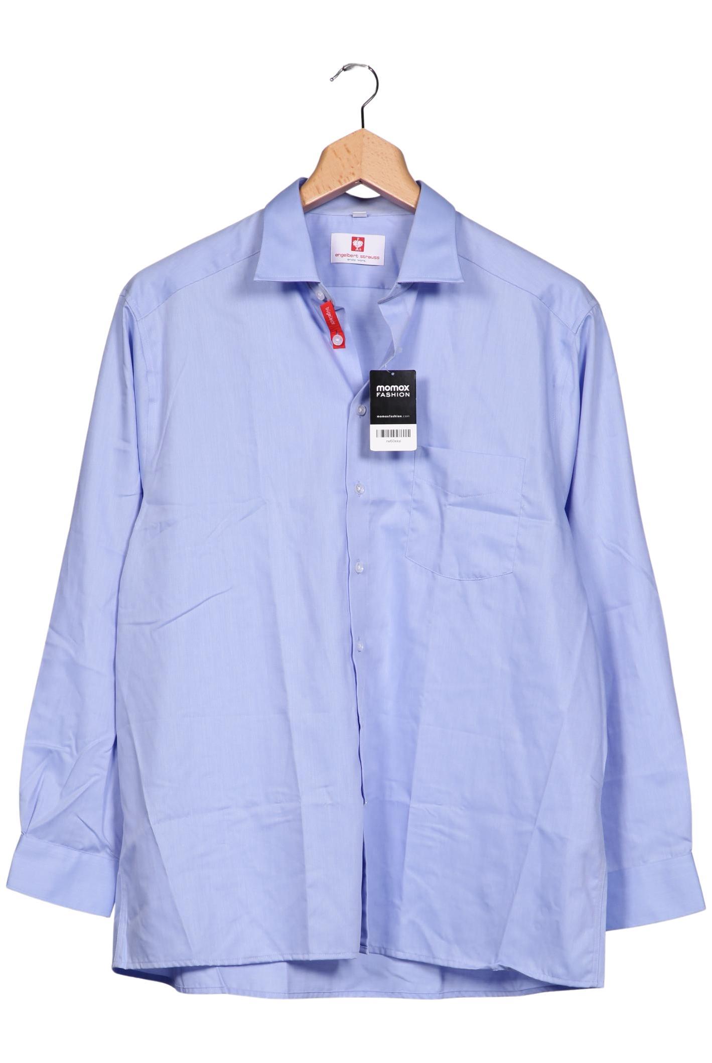 

engelbert strauss Herren Hemd, blau, Gr. 56