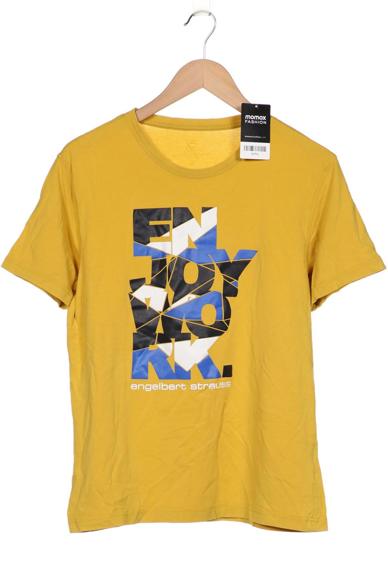 

engelbert strauss Herren T-Shirt, gelb, Gr. 46