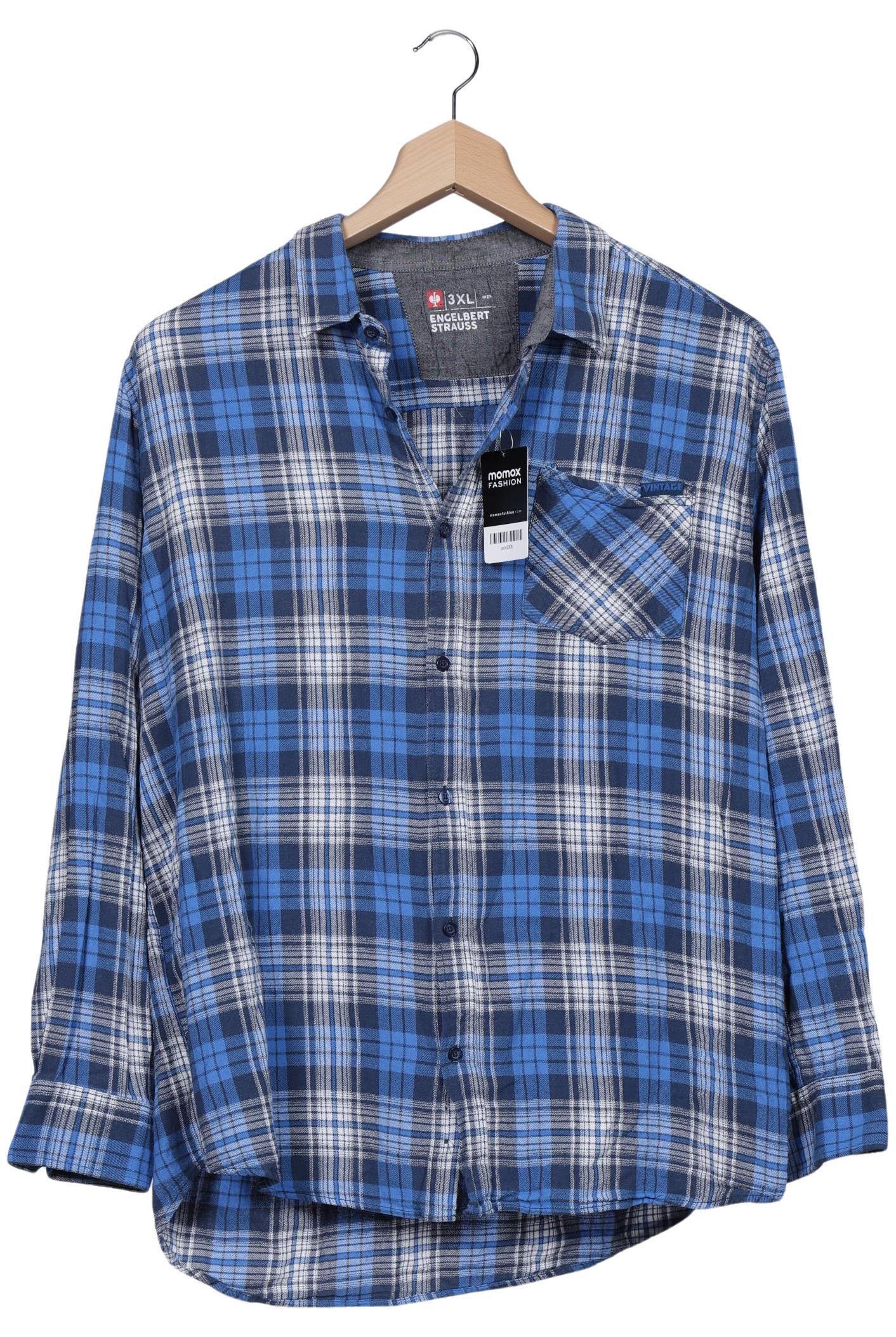 

engelbert strauss Herren Hemd, blau, Gr. 58