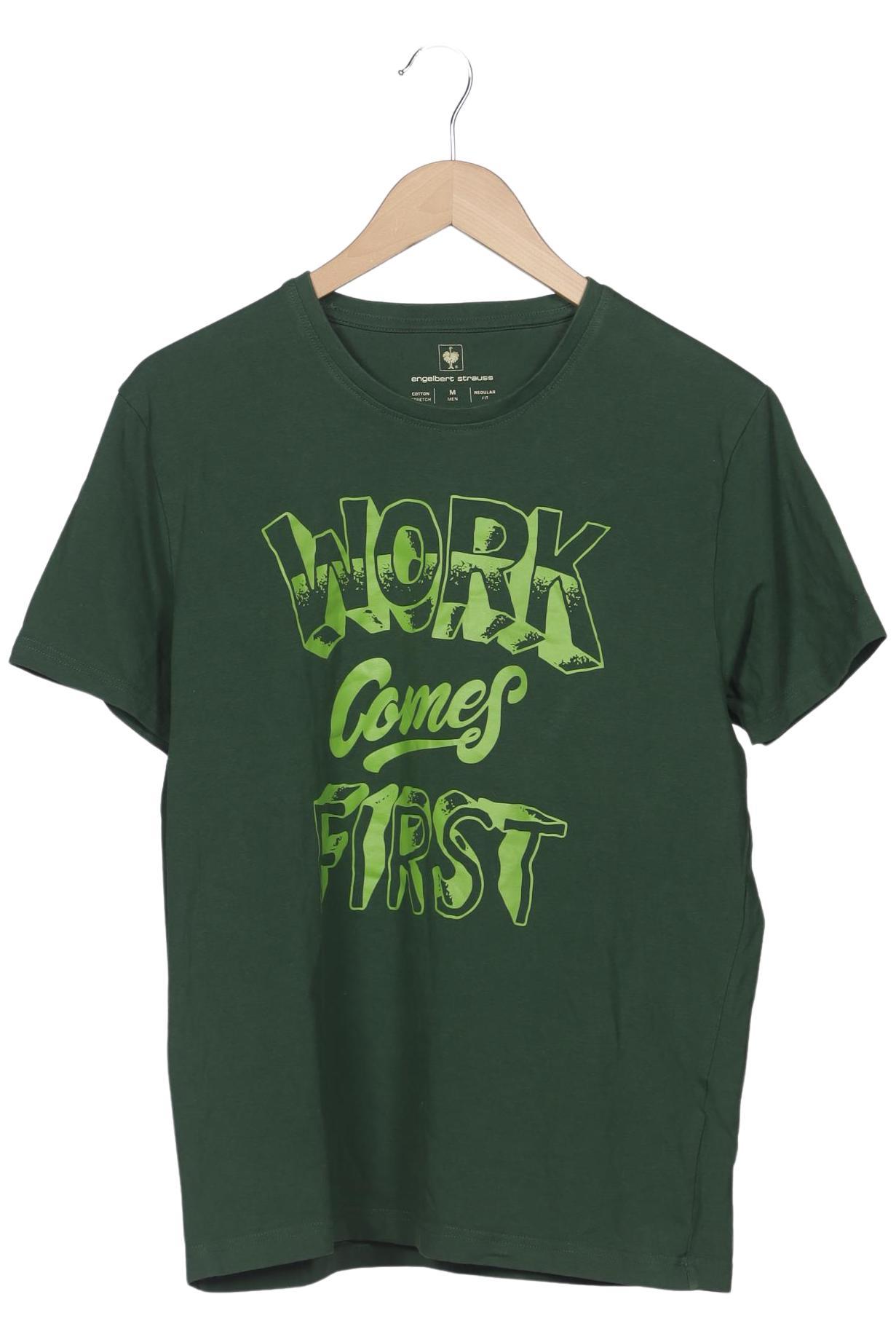 Thumbnail - engelbert strauss Herren T-Shirt, grün, Gr. 48