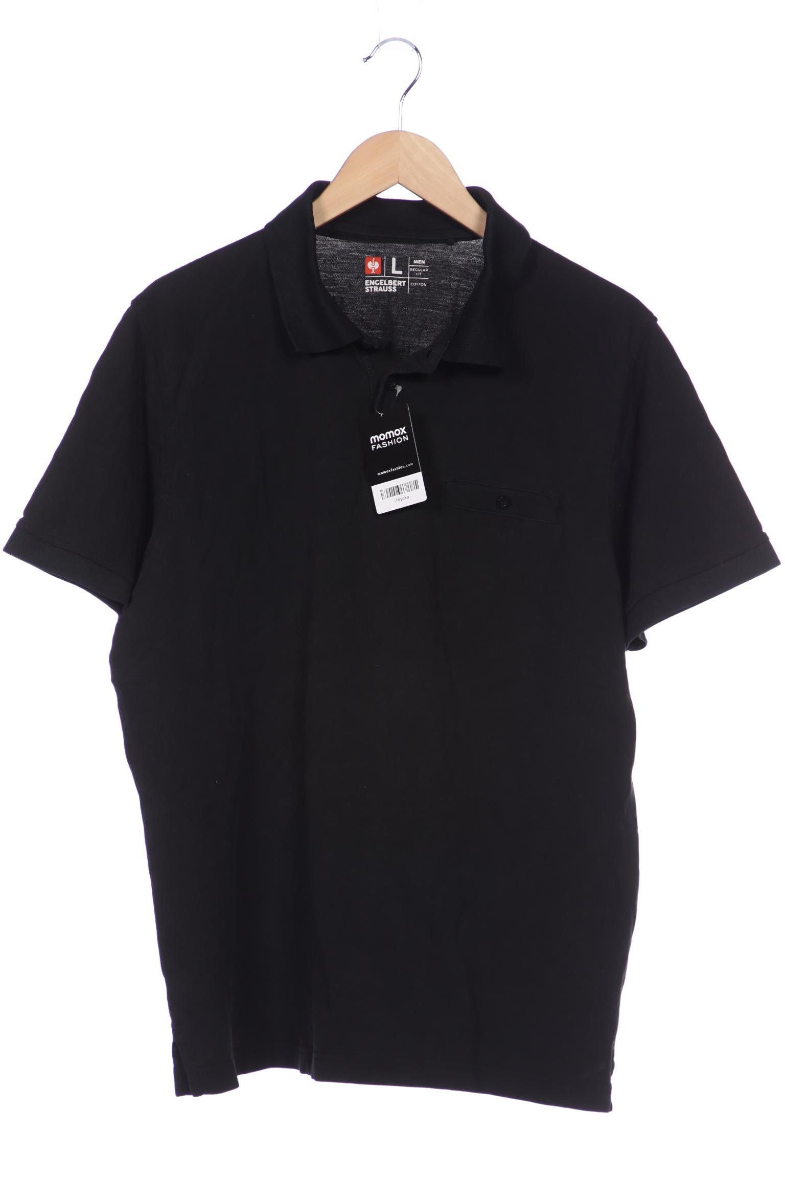 

engelbert strauss Herren Poloshirt, schwarz