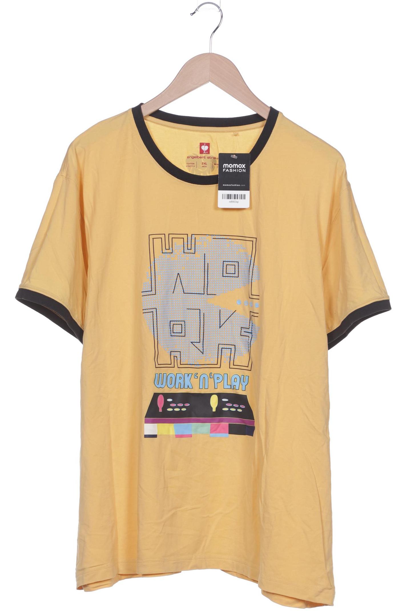 

engelbert strauss Herren T-Shirt, gelb, Gr. 56