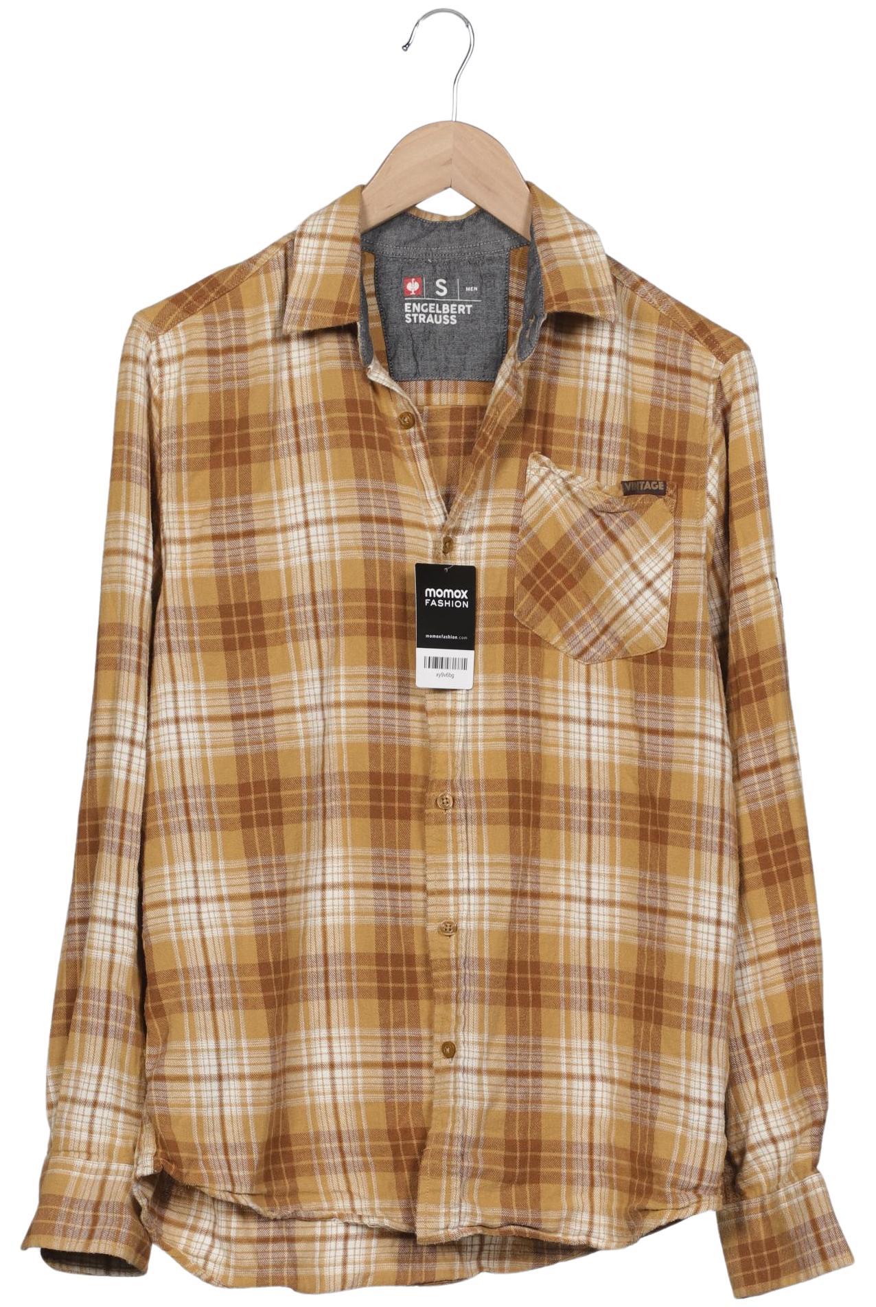 

engelbert strauss Herren Hemd, gelb, Gr. 46