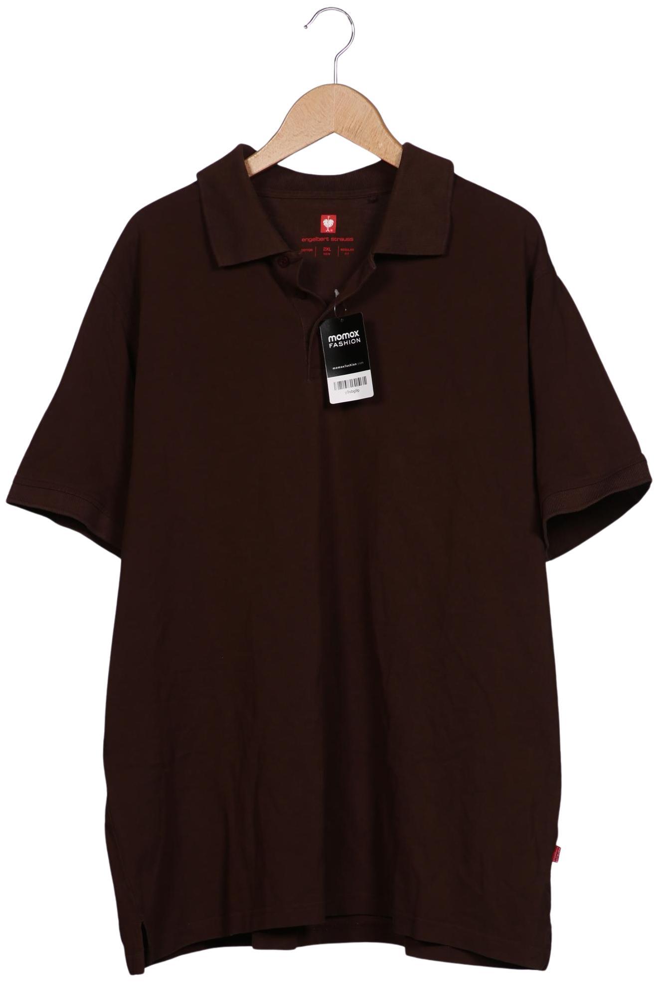 

engelbert strauss Herren Poloshirt, braun, Gr. 56