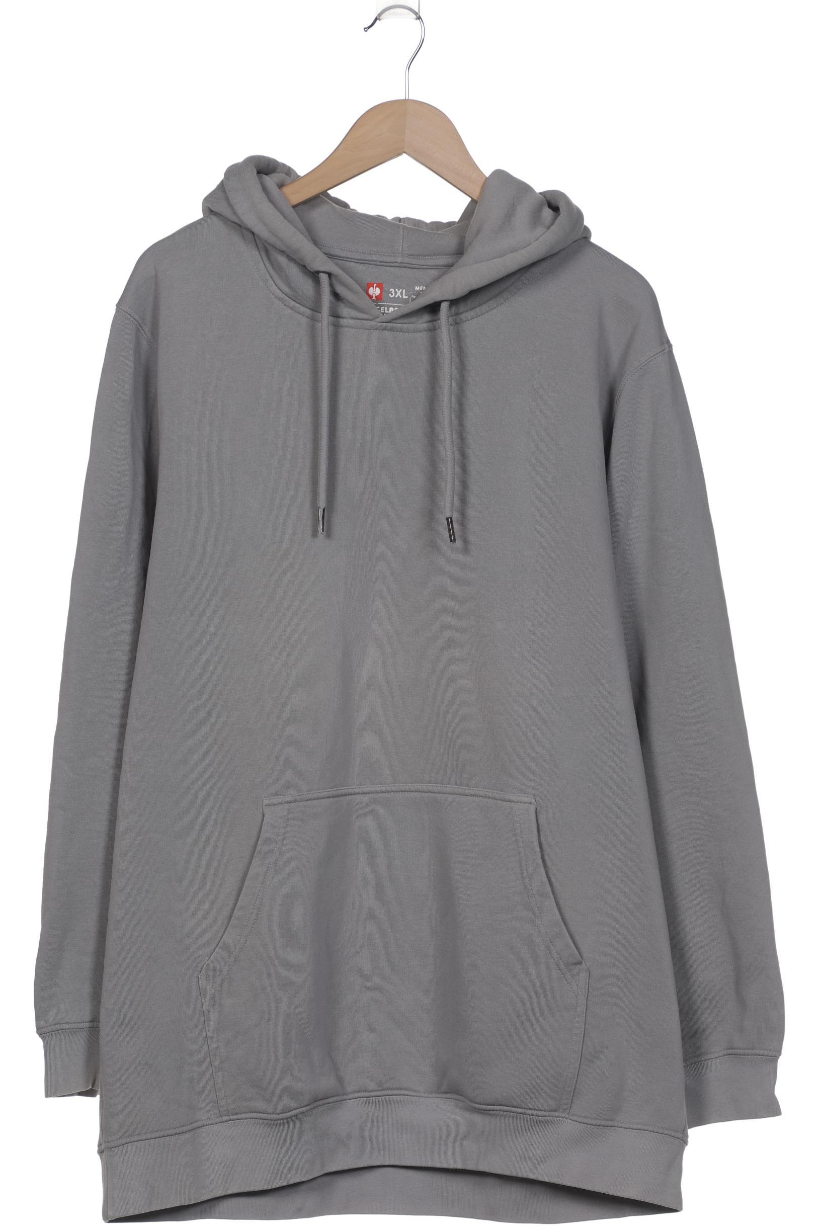 

engelbert strauss Herren Kapuzenpullover, grau, Gr. 58