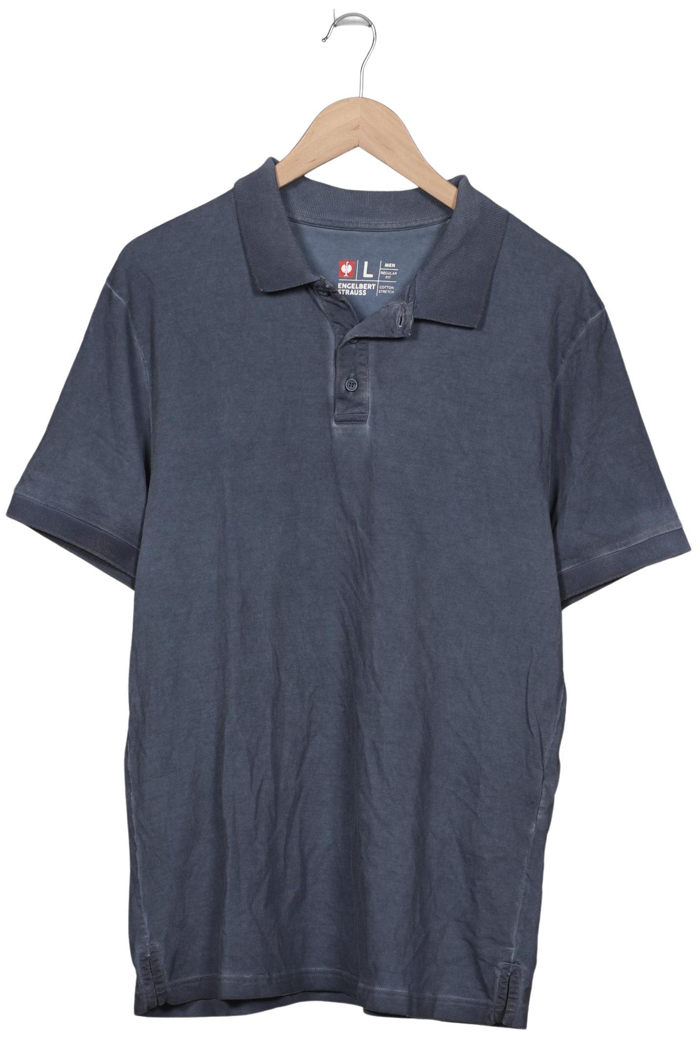 

engelbert strauss Herren Poloshirt, blau, Gr. 52
