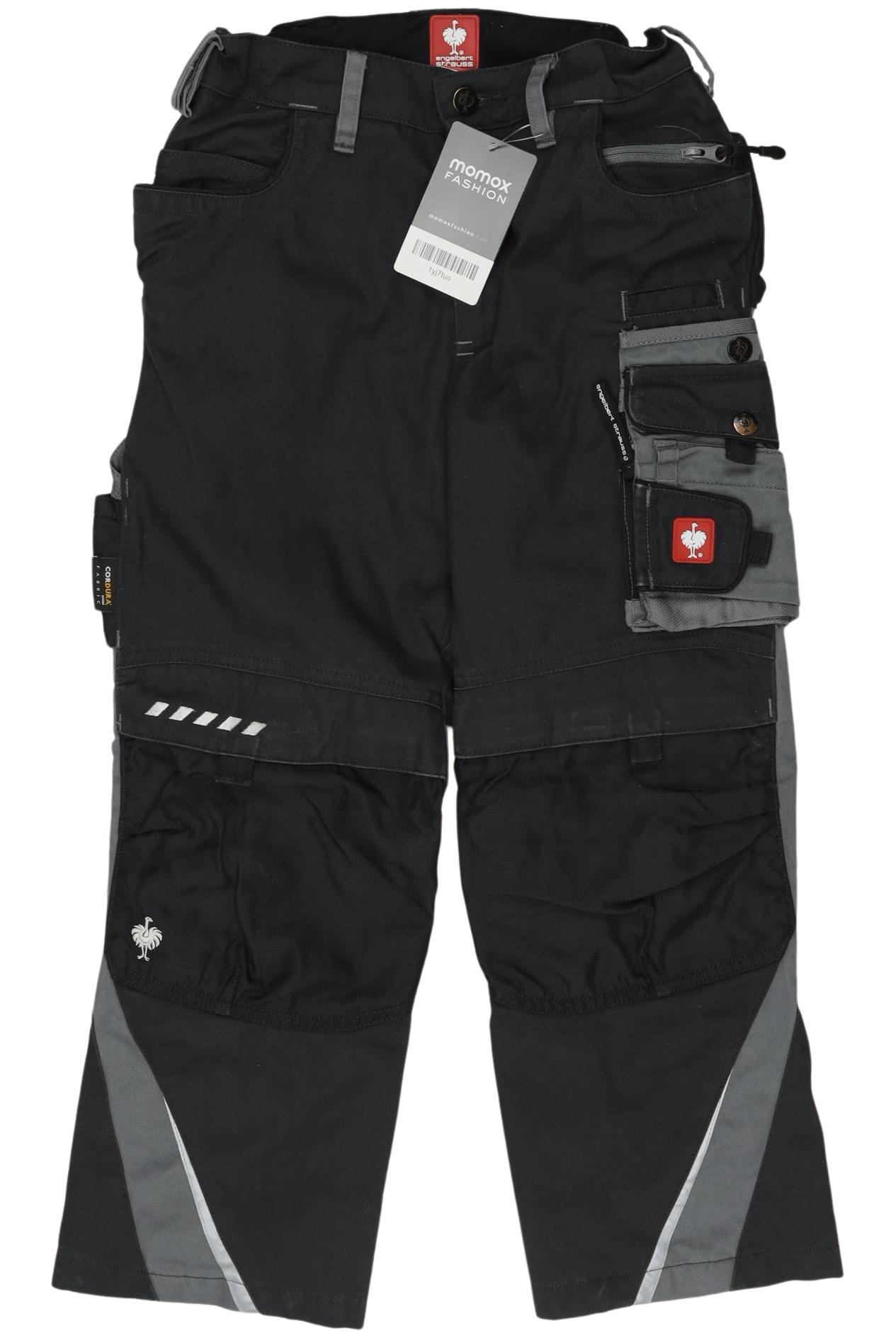 

engelbert strauss Jungen Stoffhose, schwarz, Gr. 122